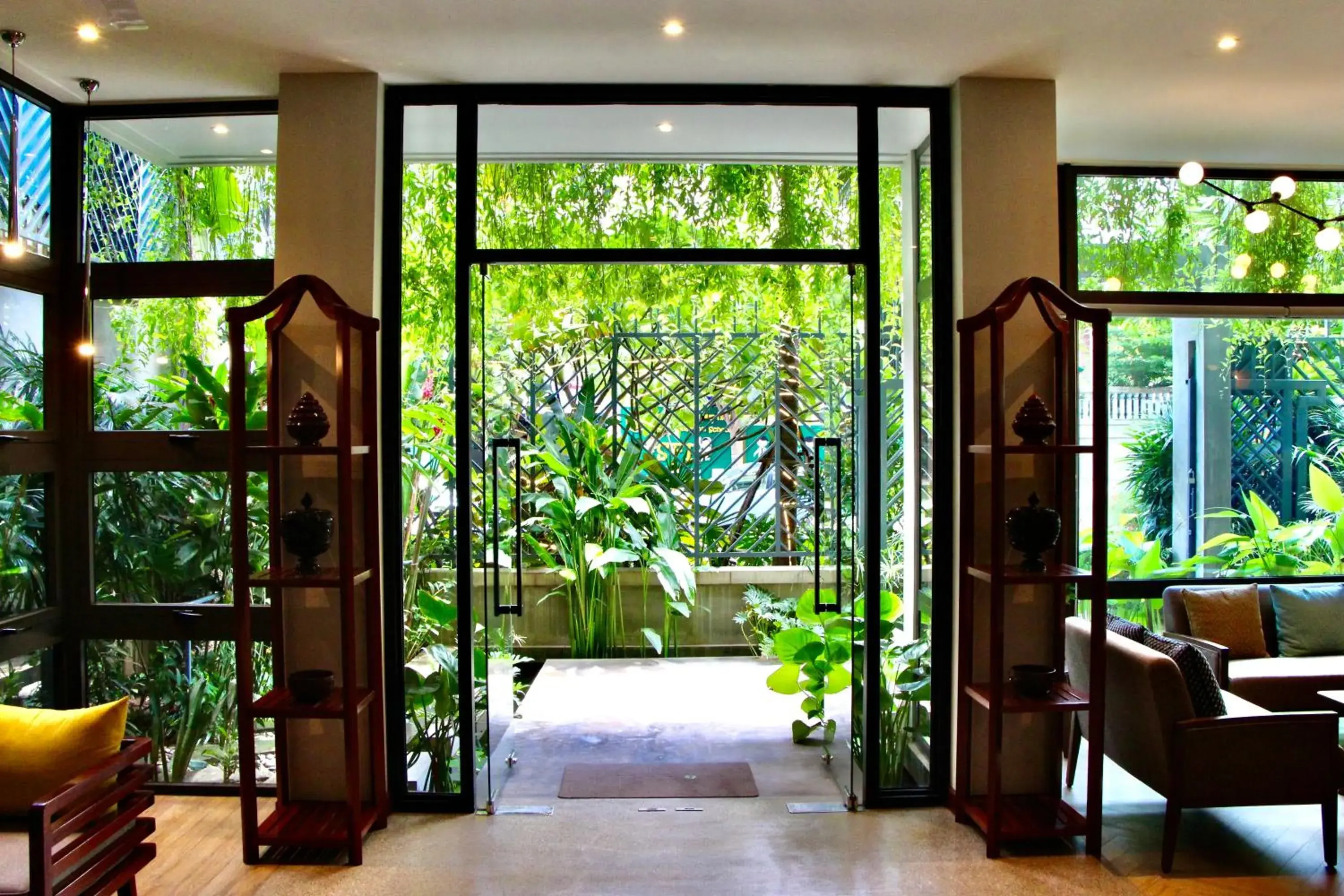 Facade/entrance in Indra Hotel Facade/entrance in Indra Hotel