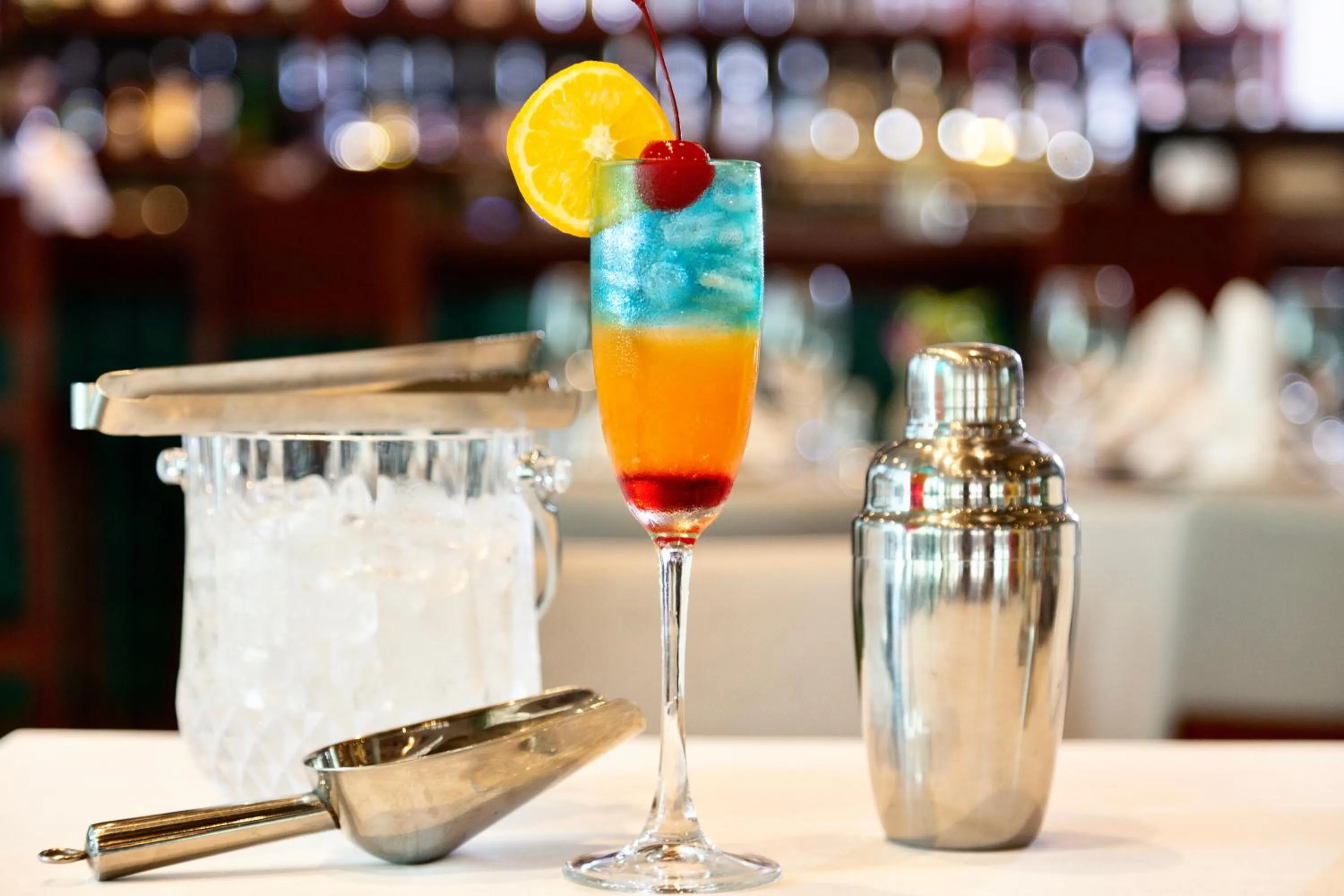 Food and drinks in Indra Hotel