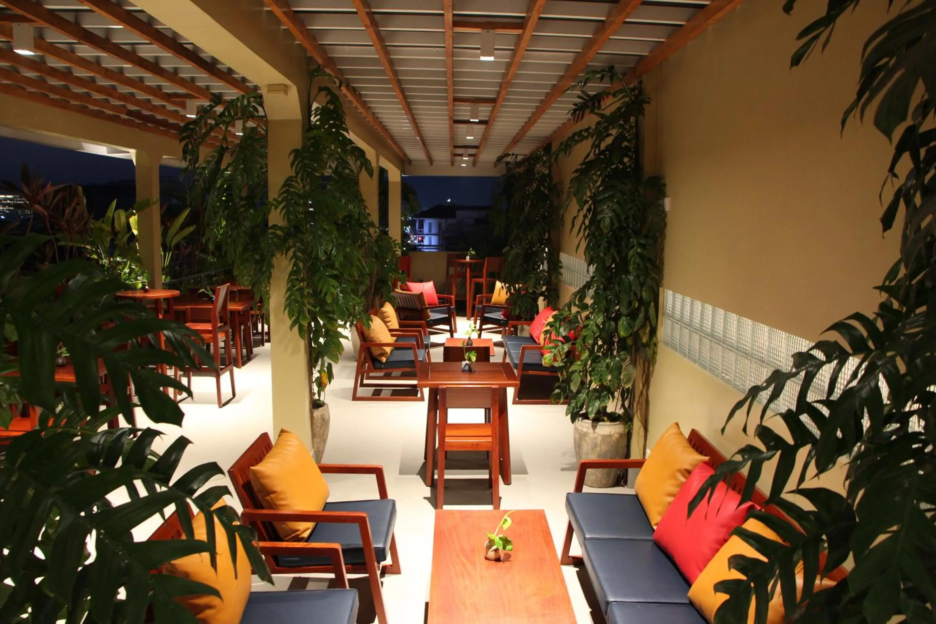 Patio in Indra Hotel