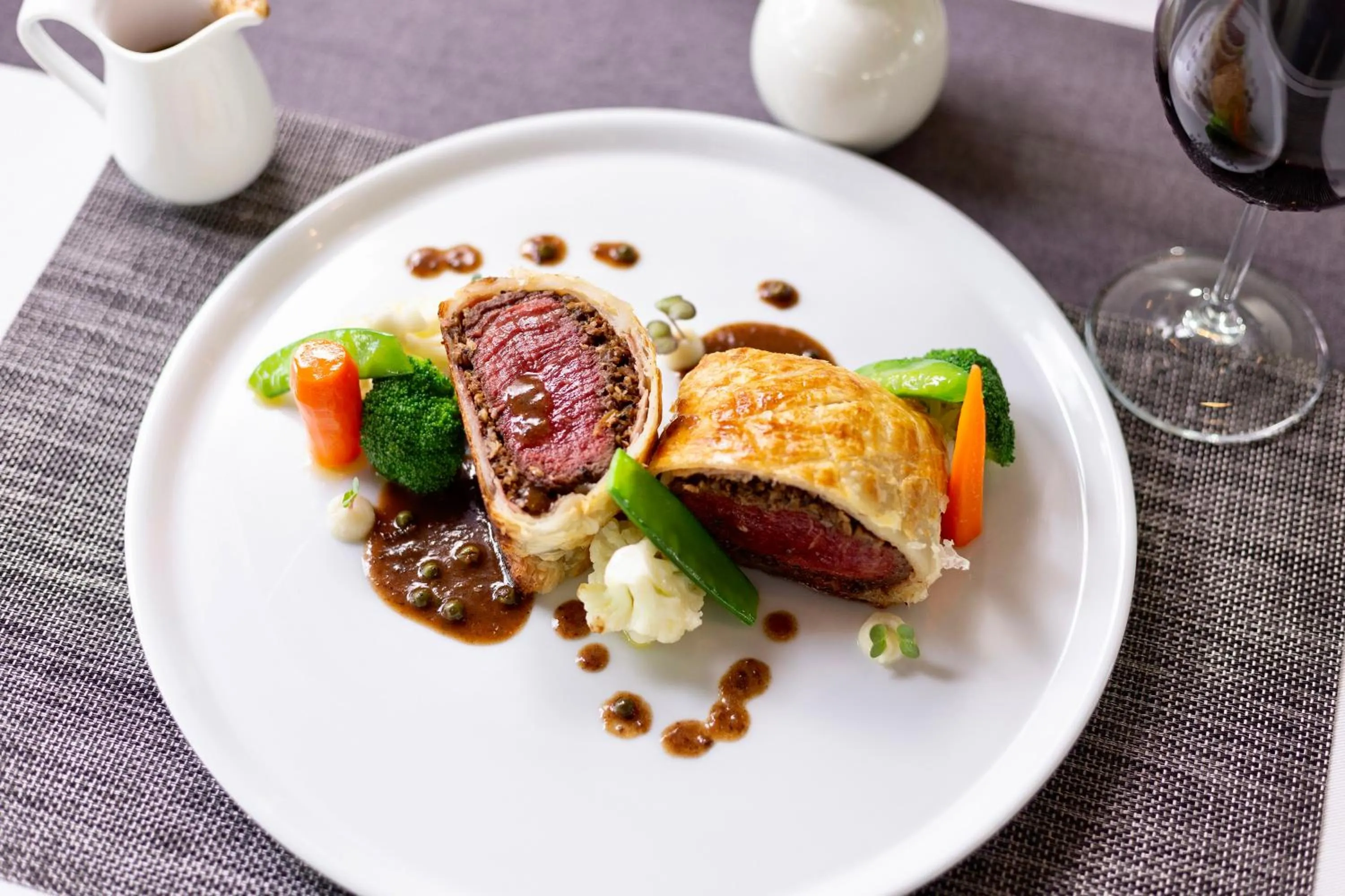 Food close-up in Indra Hotel