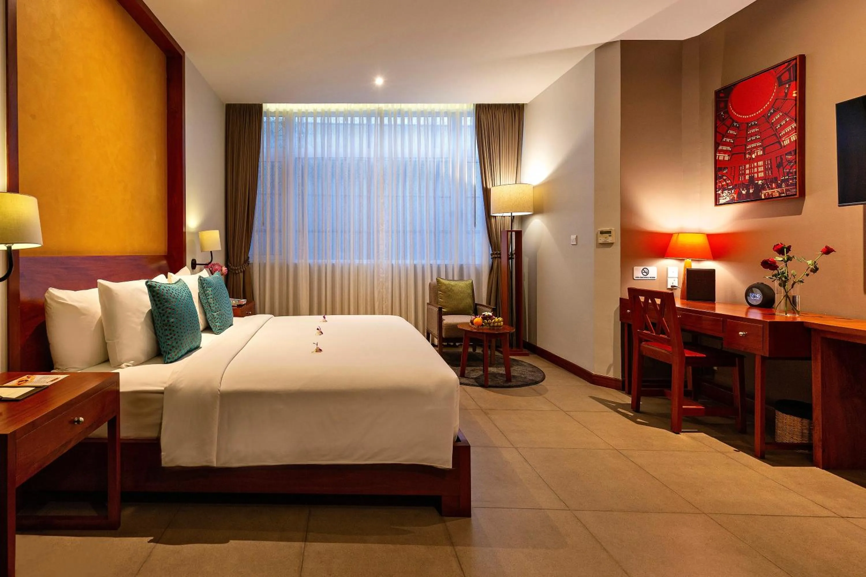 Photo of the whole room, Bed in Indra Hotel