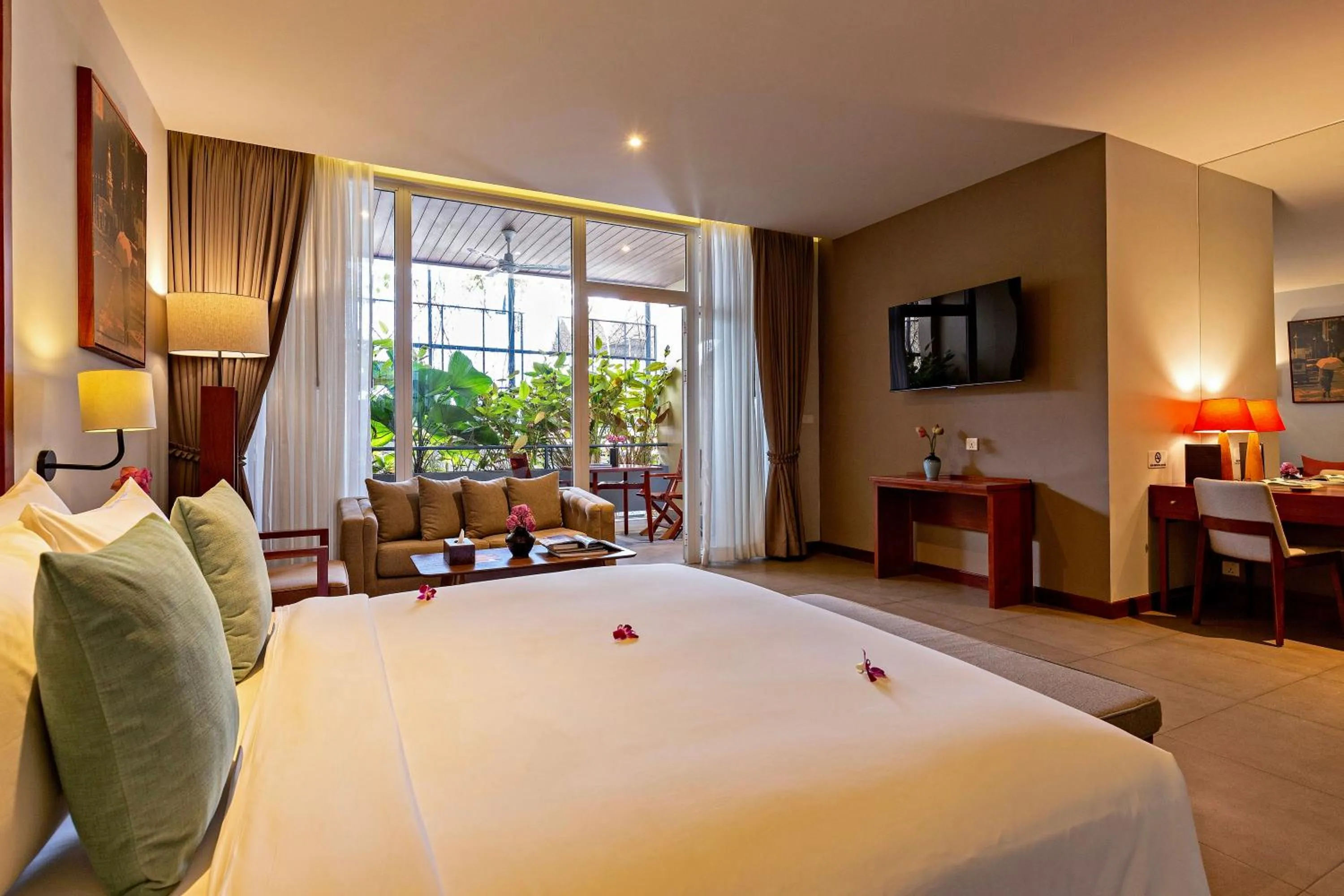 Photo of the whole room, Bed in Indra Hotel