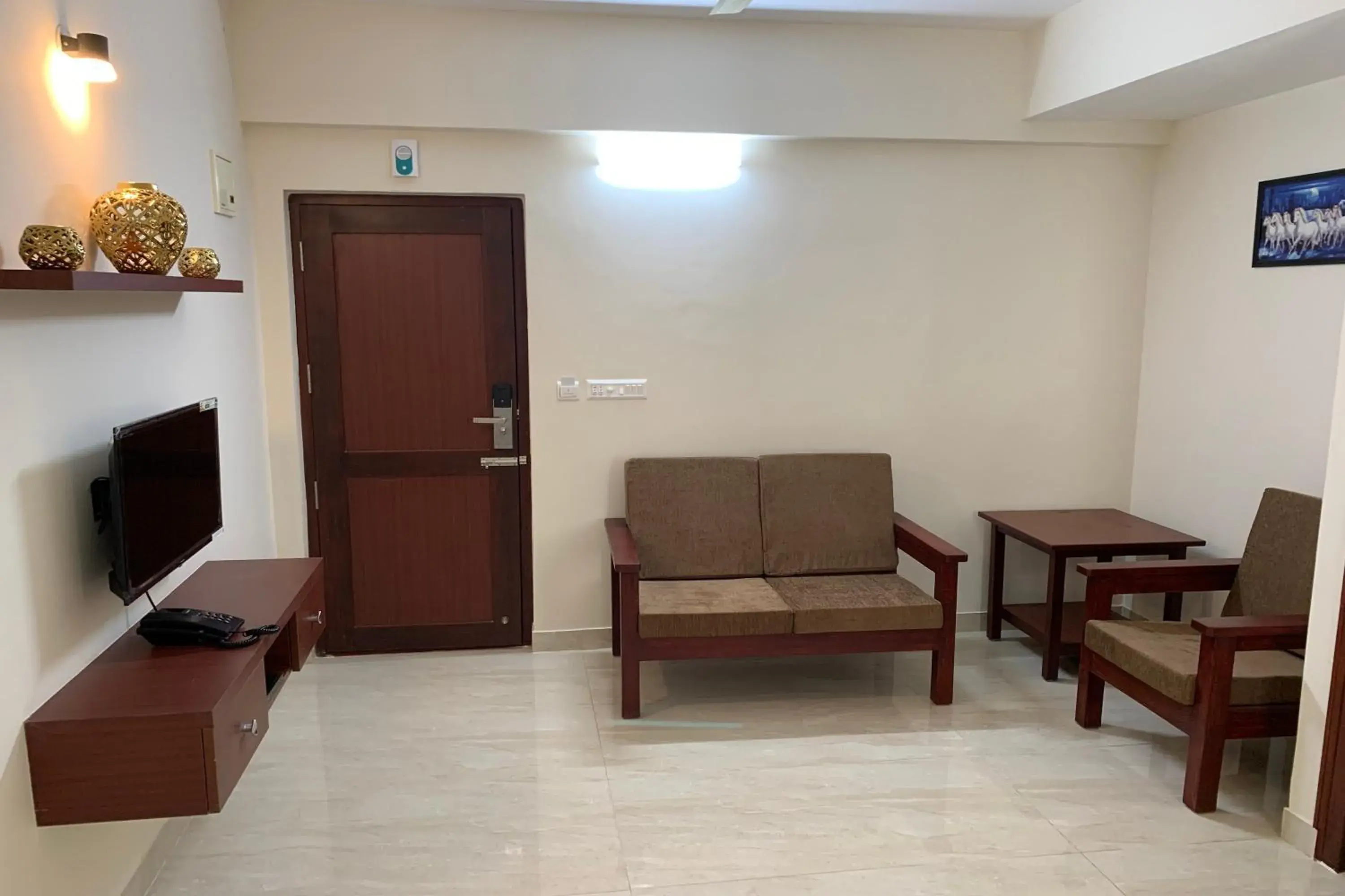 Living room in Vennela Hotel Apartments Living room in Vennela Hotel Apartments