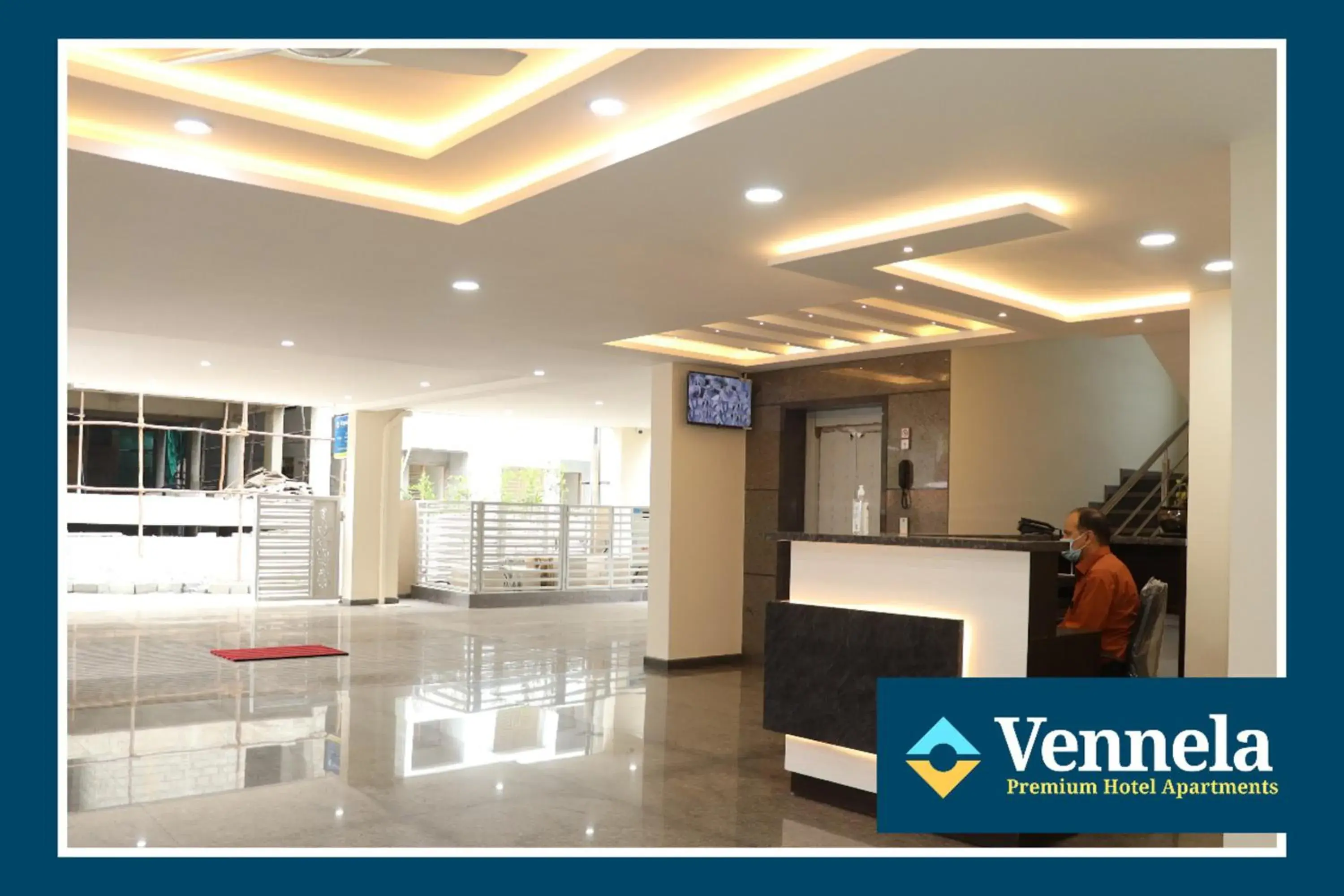 Lobby or reception in Vennela Hotel Apartments Lobby or reception in Vennela Hotel Apartments