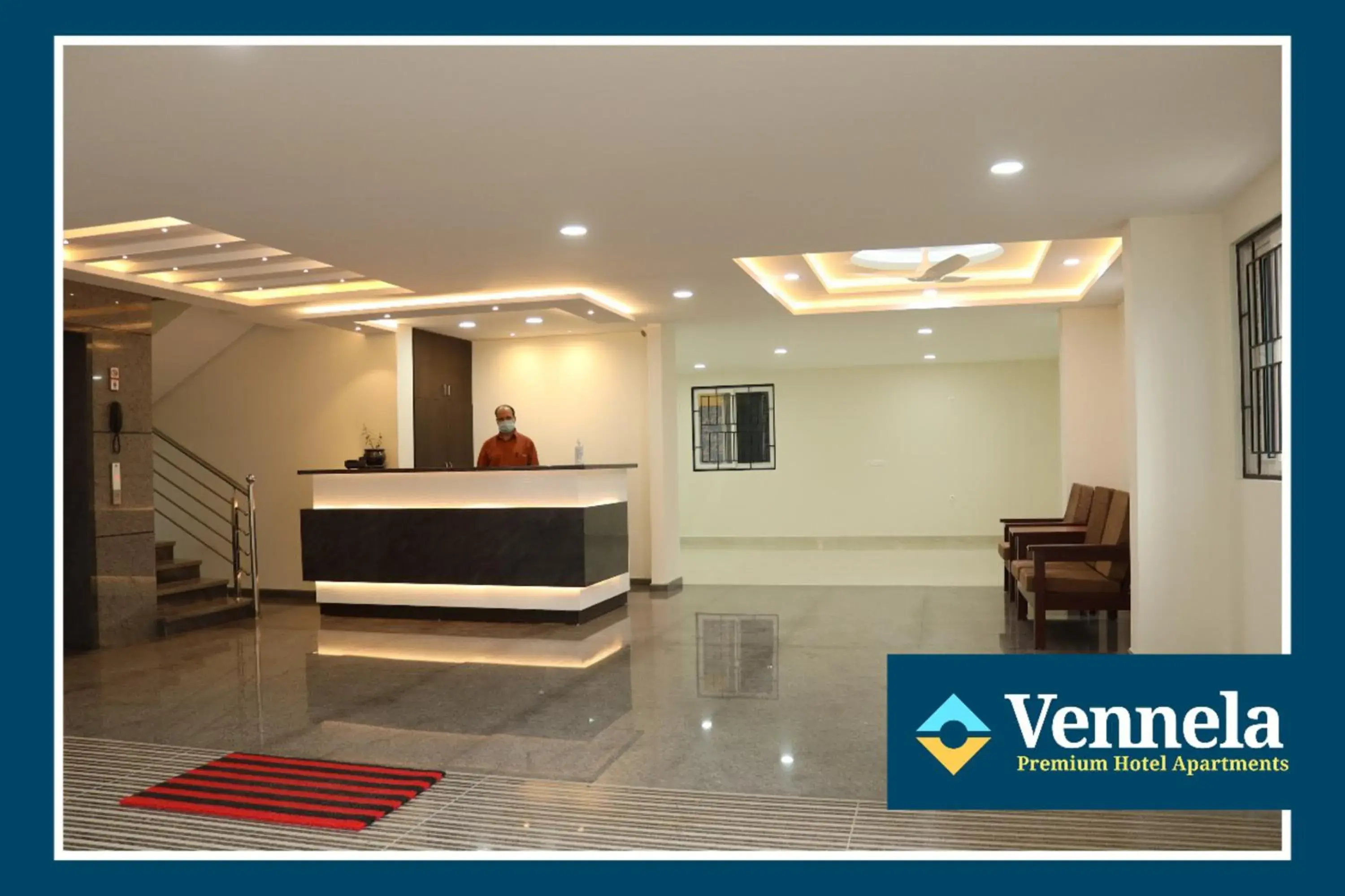 Lobby or reception in Vennela Hotel Apartments Lobby or reception in Vennela Hotel Apartments