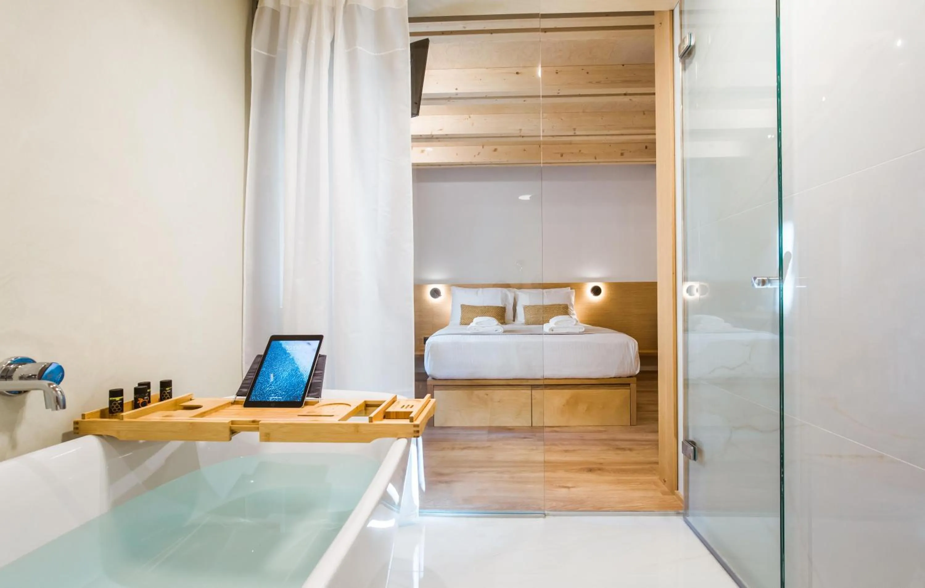 Bedroom, Bed in Thallos The Boutique