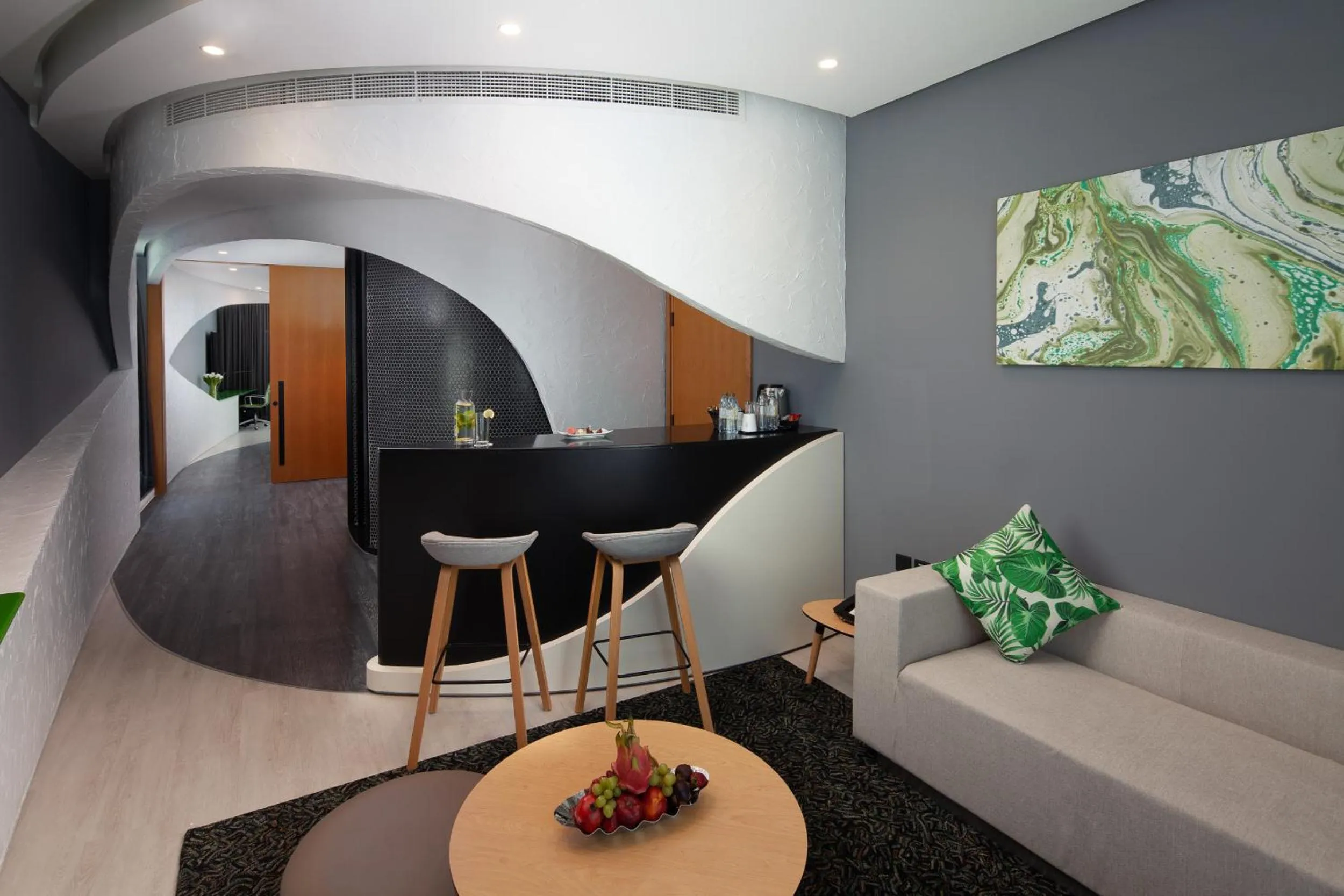 Living room in Al Khoory Sky Garden Hotel