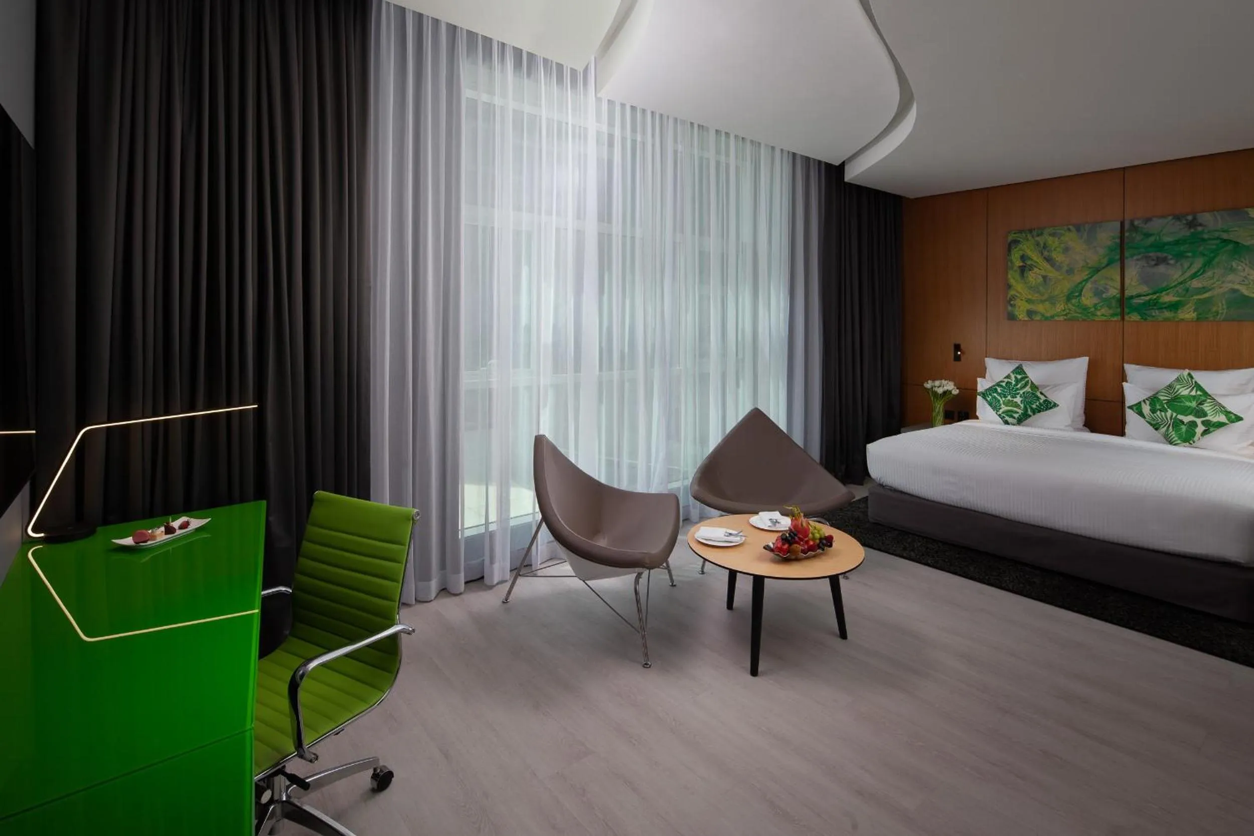 Bed in Al Khoory Sky Garden Hotel