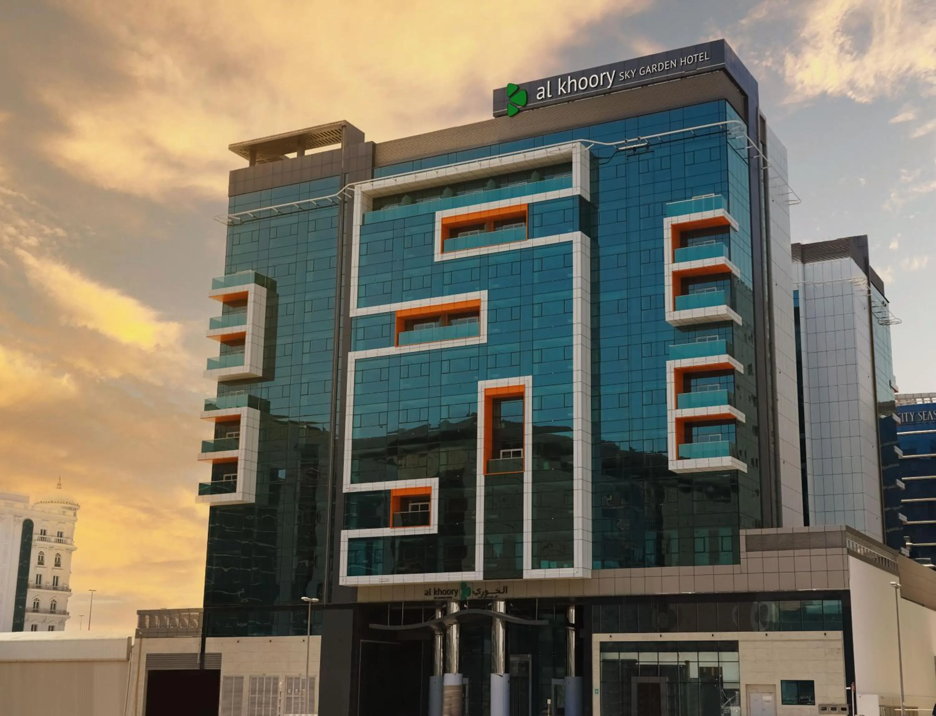 Property building in Al Khoory Sky Garden Hotel