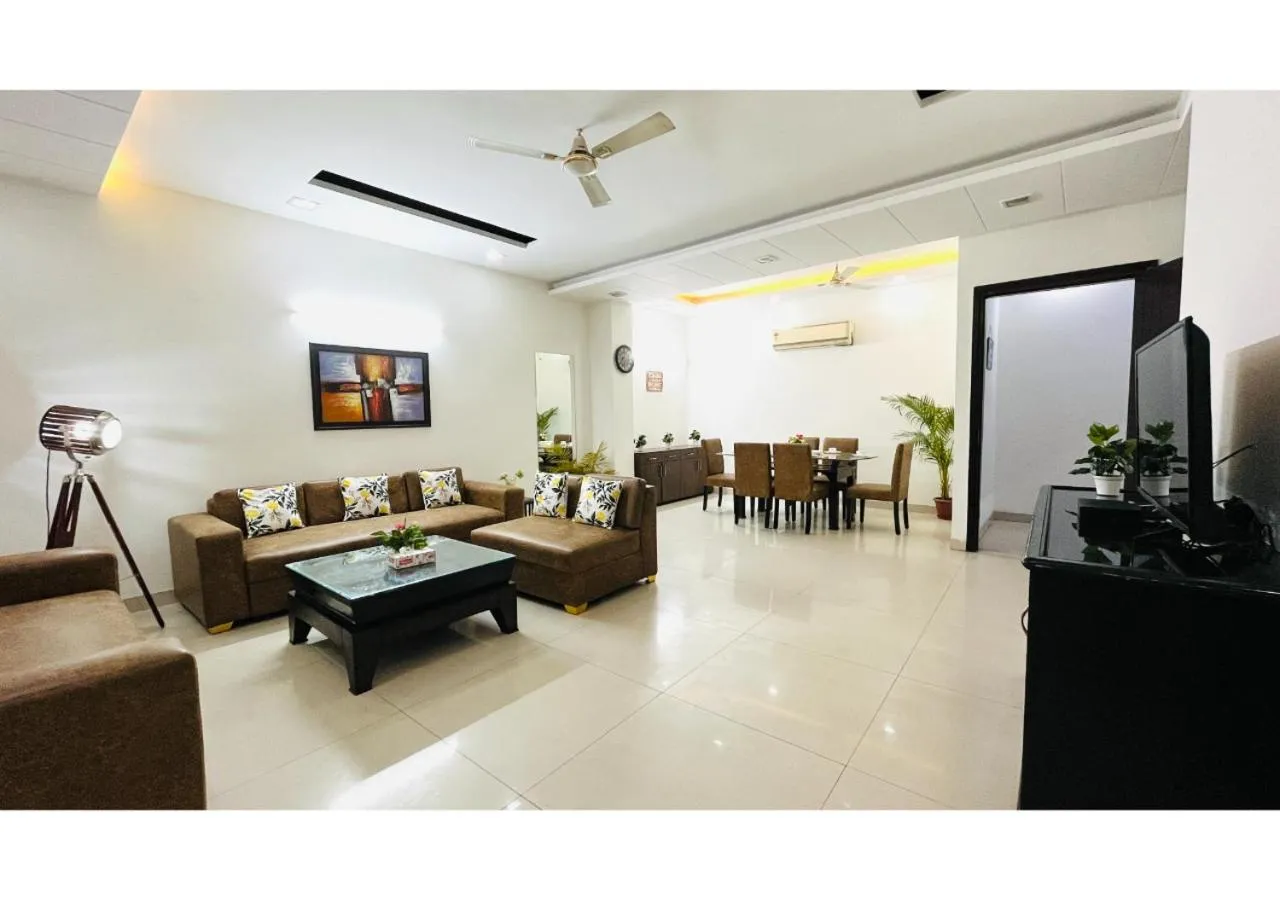Living room in BluO 2BHK - Greater Kailash Lift Balcony Parking