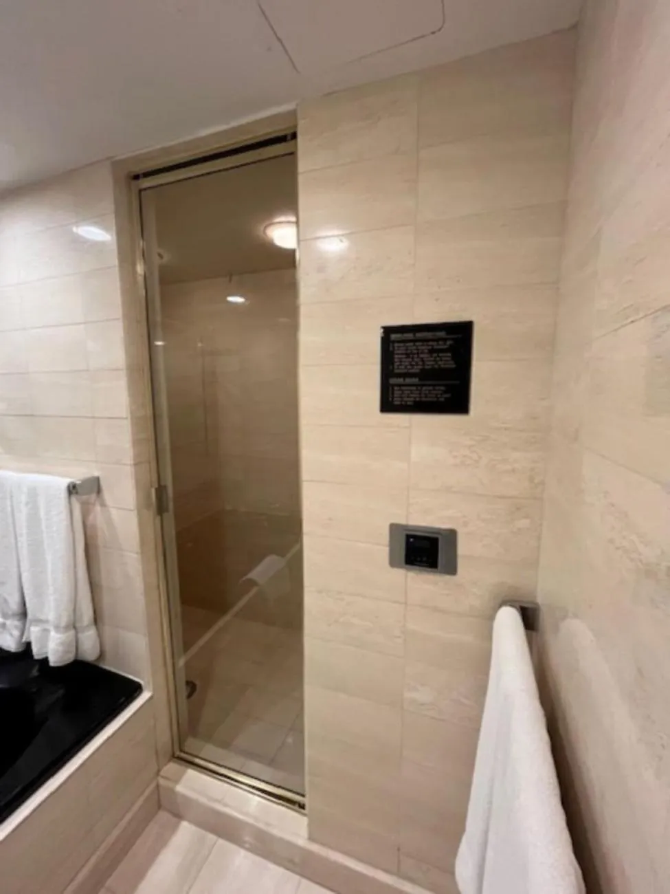 Shower in Cambridge Suites Toronto