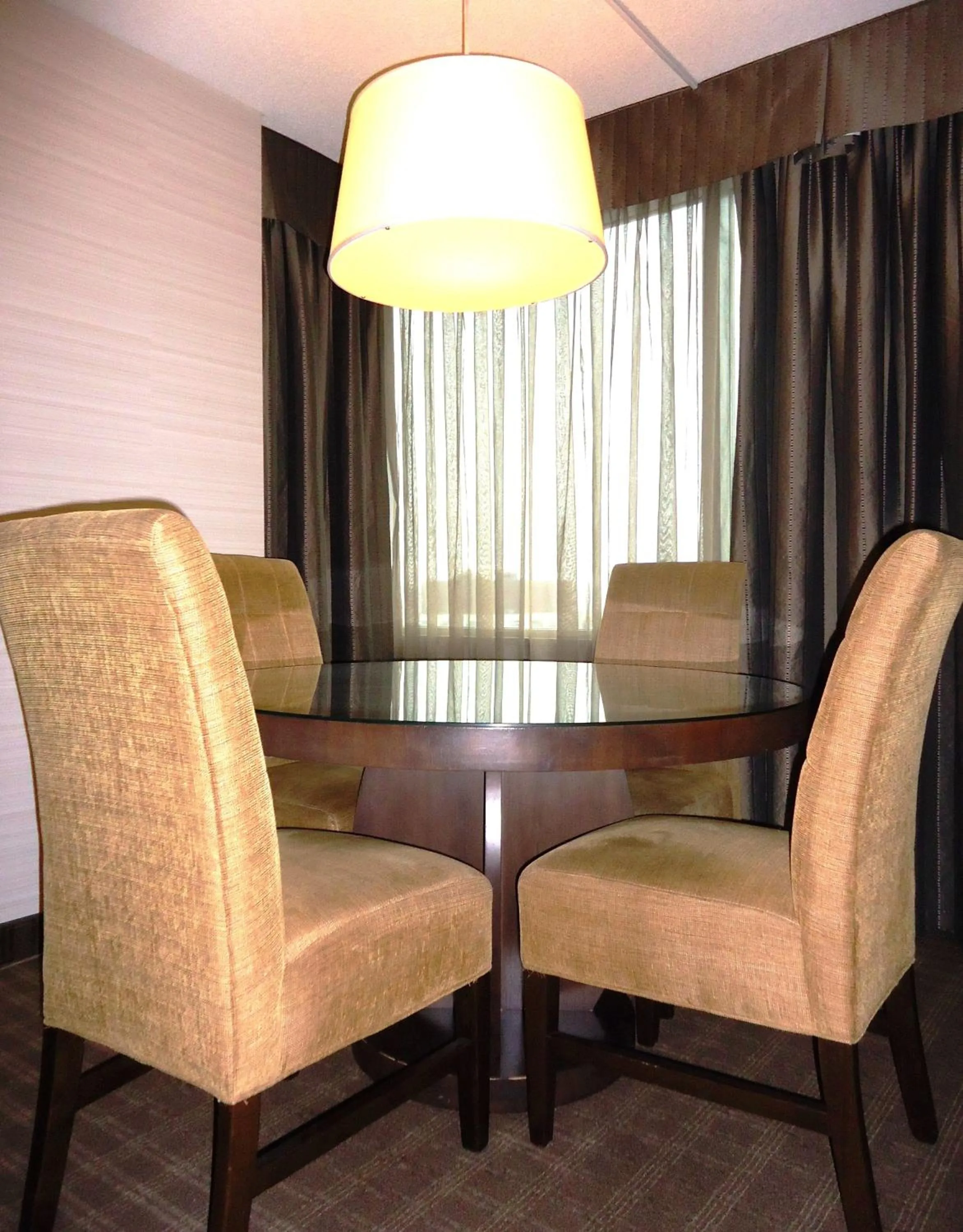 Seating area in Cambridge Suites Toronto