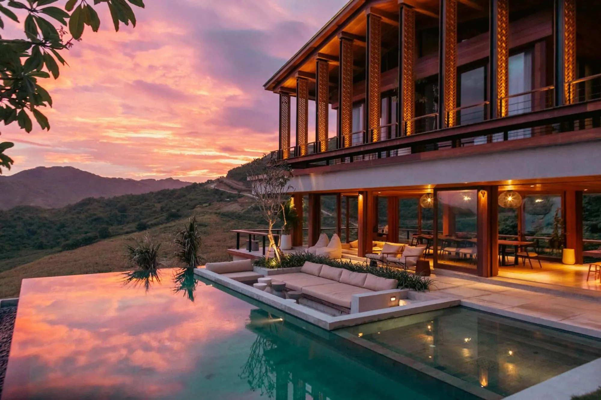 Pool view in Tampah Hills