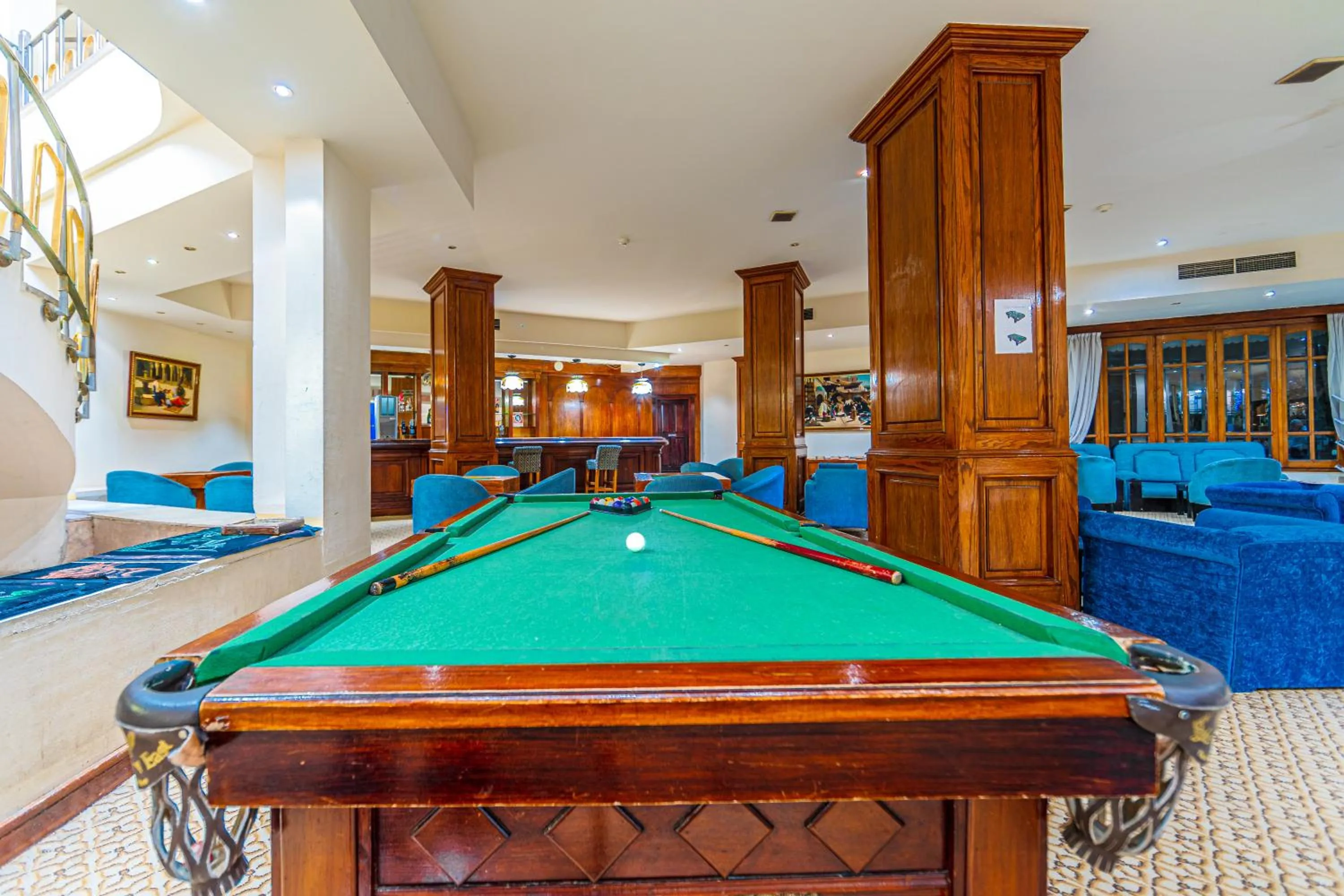 Lounge or bar, Billiards in The Grand Hotel, Hurghada