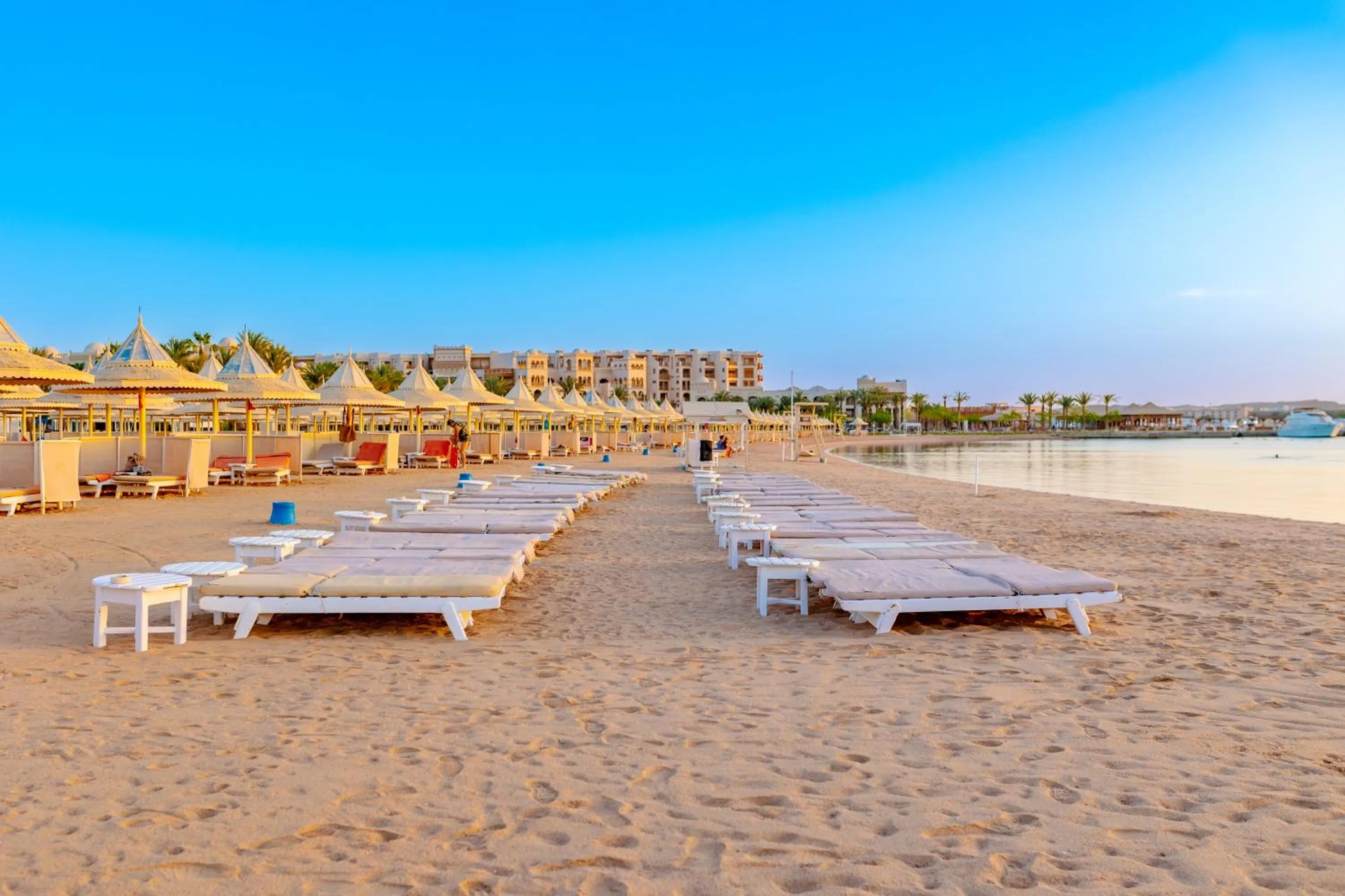 Beach in The Grand Hotel, Hurghada