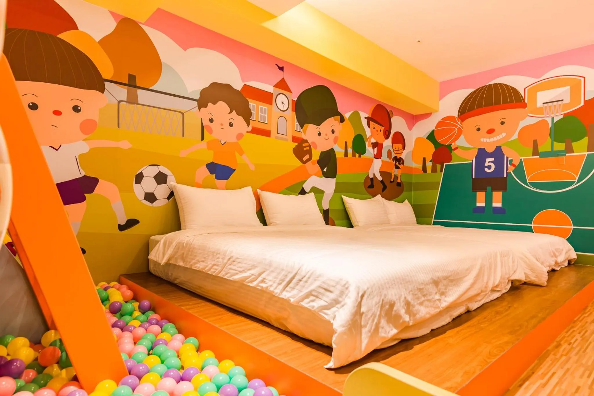 Photo of the whole room, Bed in 閣樂親子旅宿Kids Fun Hotel