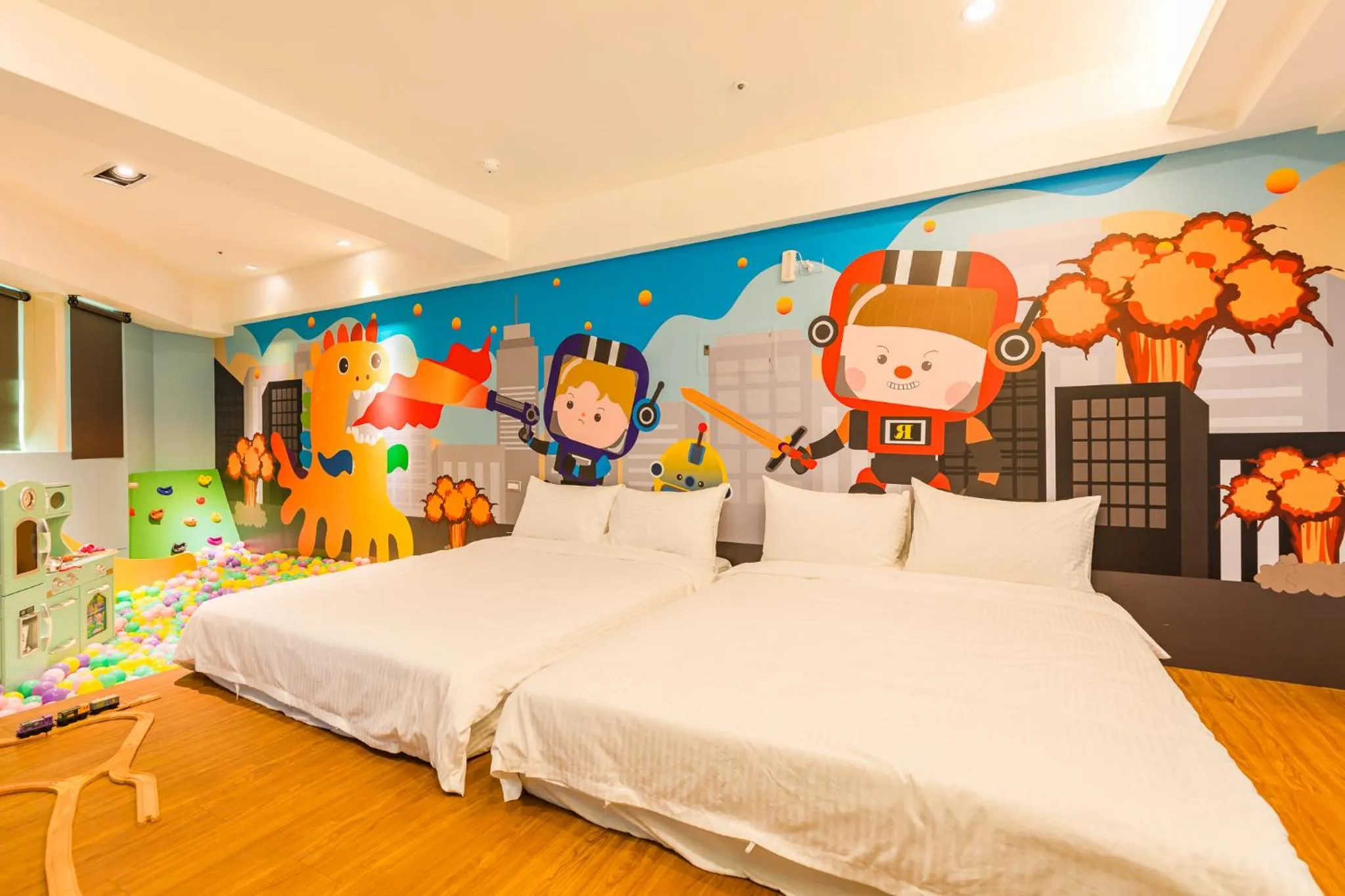 Photo of the whole room, Bed in 閣樂親子旅宿Kids Fun Hotel