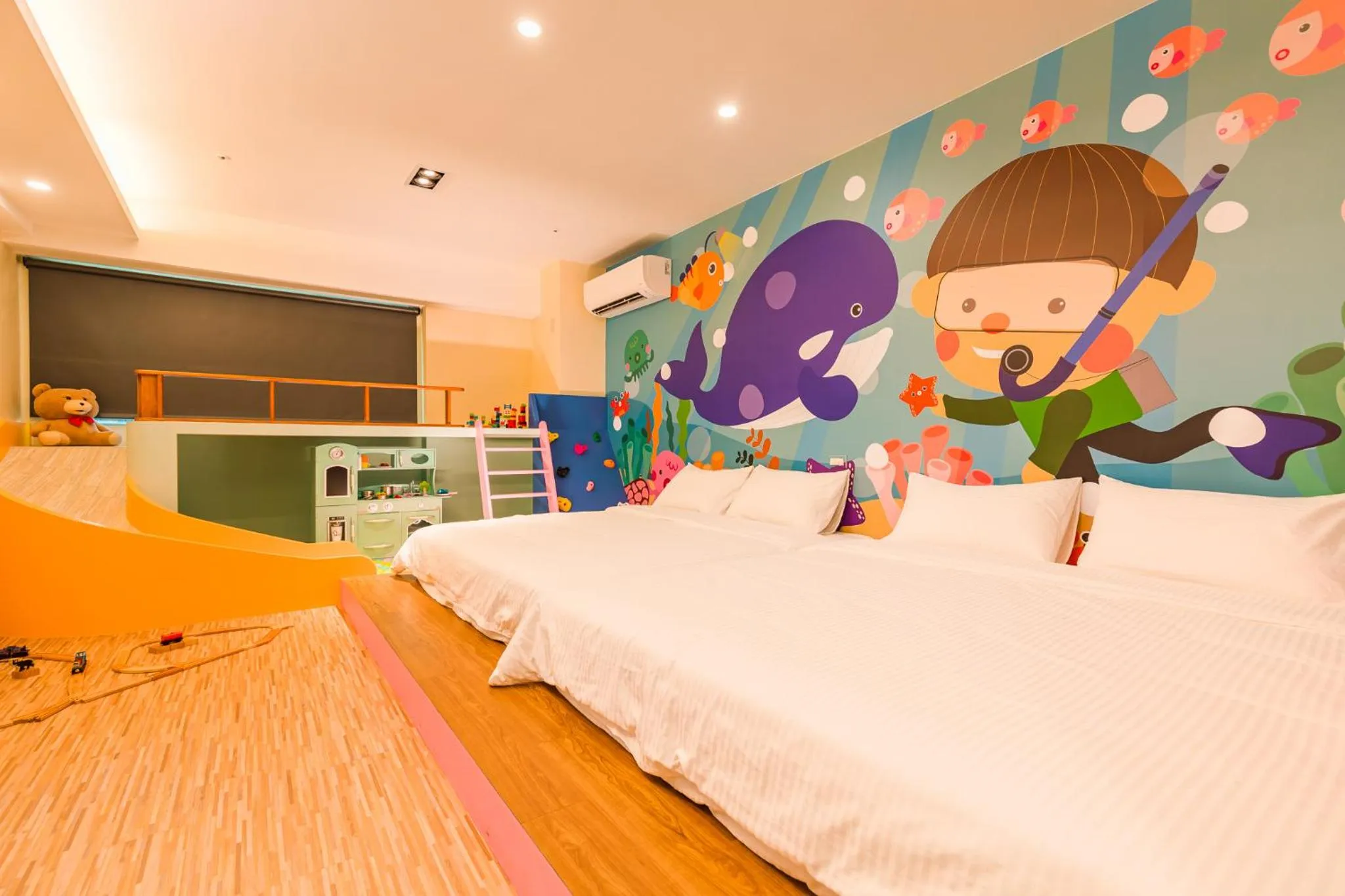 Photo of the whole room, Bed in 閣樂親子旅宿Kids Fun Hotel