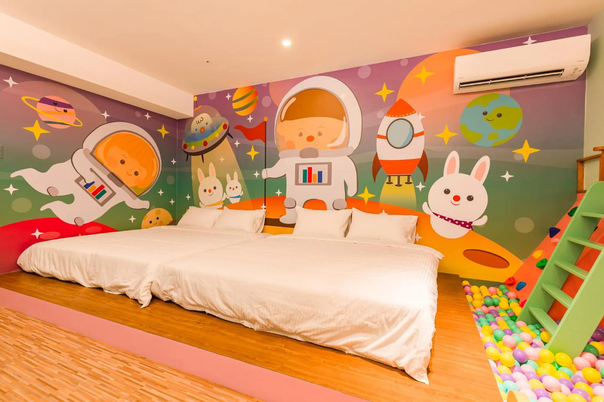 Photo of the whole room, Bed in 閣樂親子旅宿Kids Fun Hotel