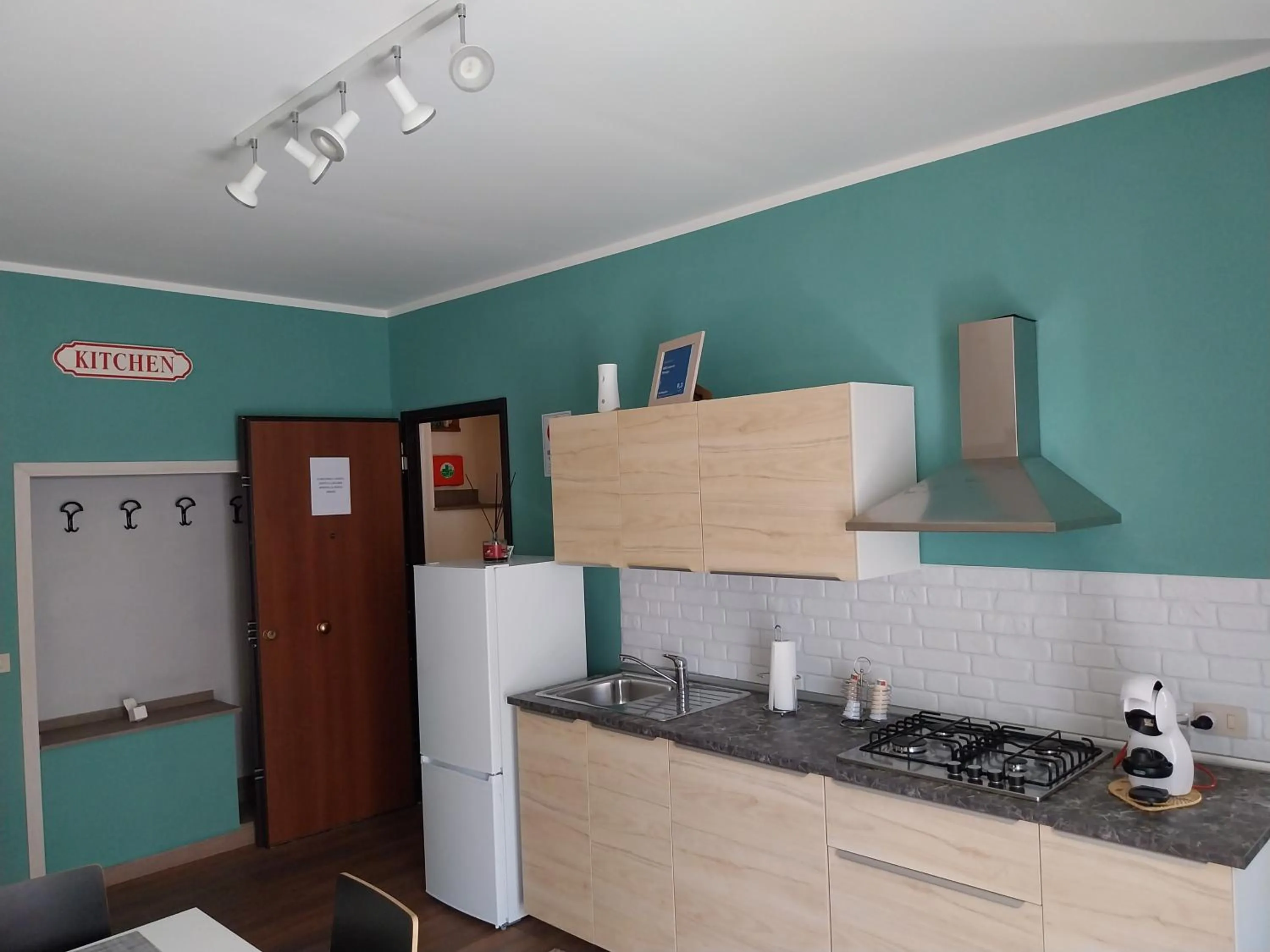 Kitchen or kitchenette in B&B Lamezia Nicogia