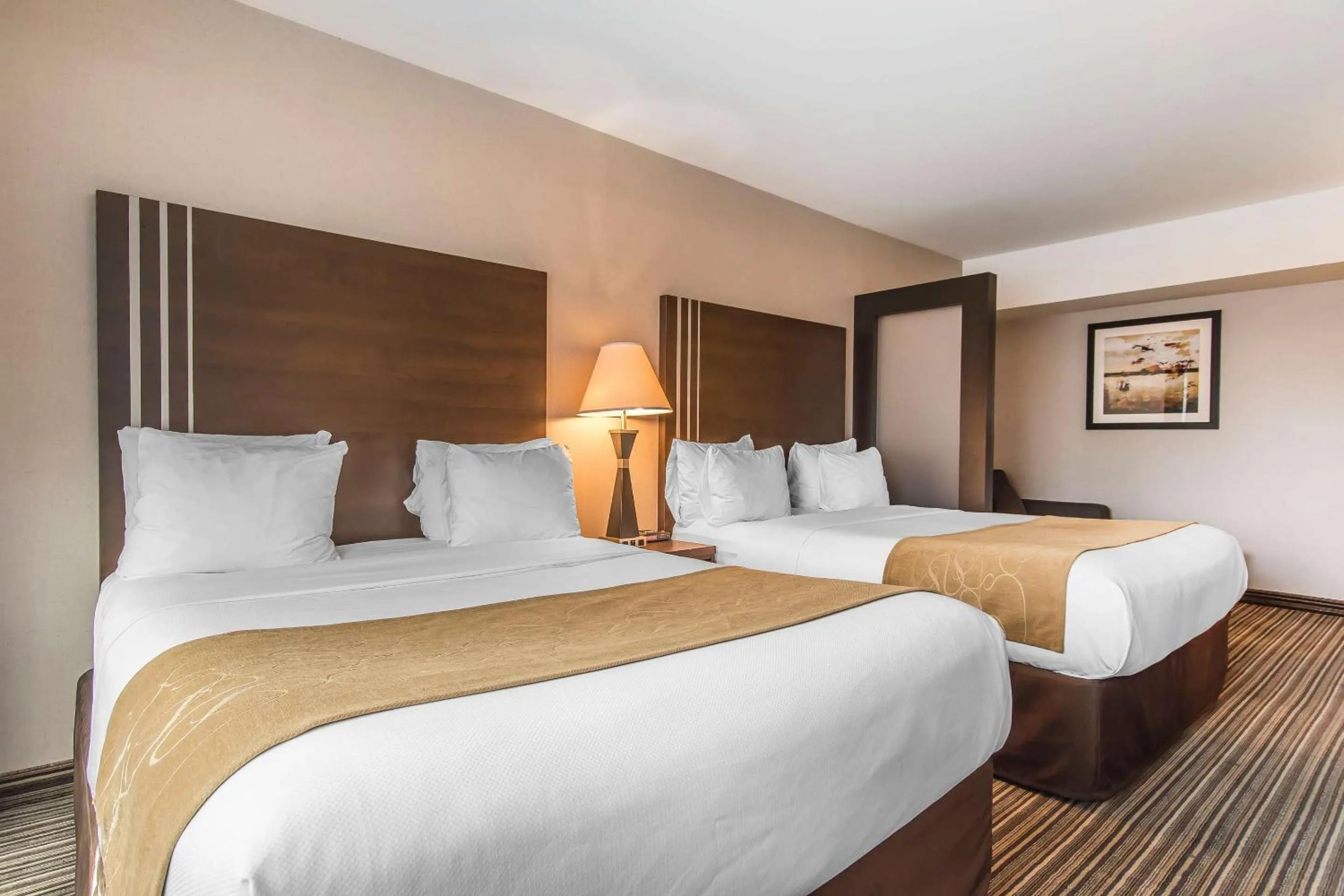 Bedroom, Bed in Comfort Suites Downtown