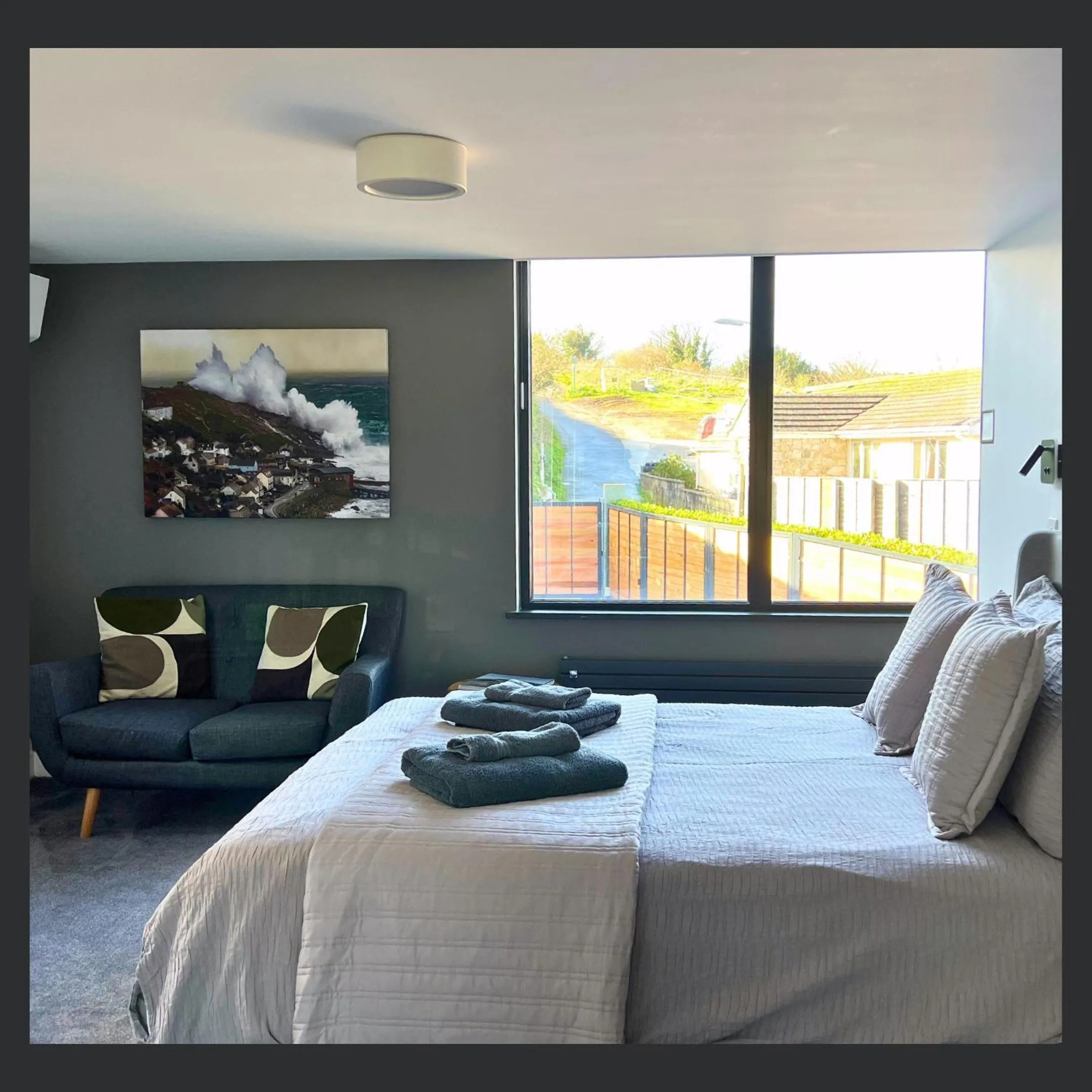 View (from property/room), Bed in Uno St Ives - Boutique Luxury Accommodation