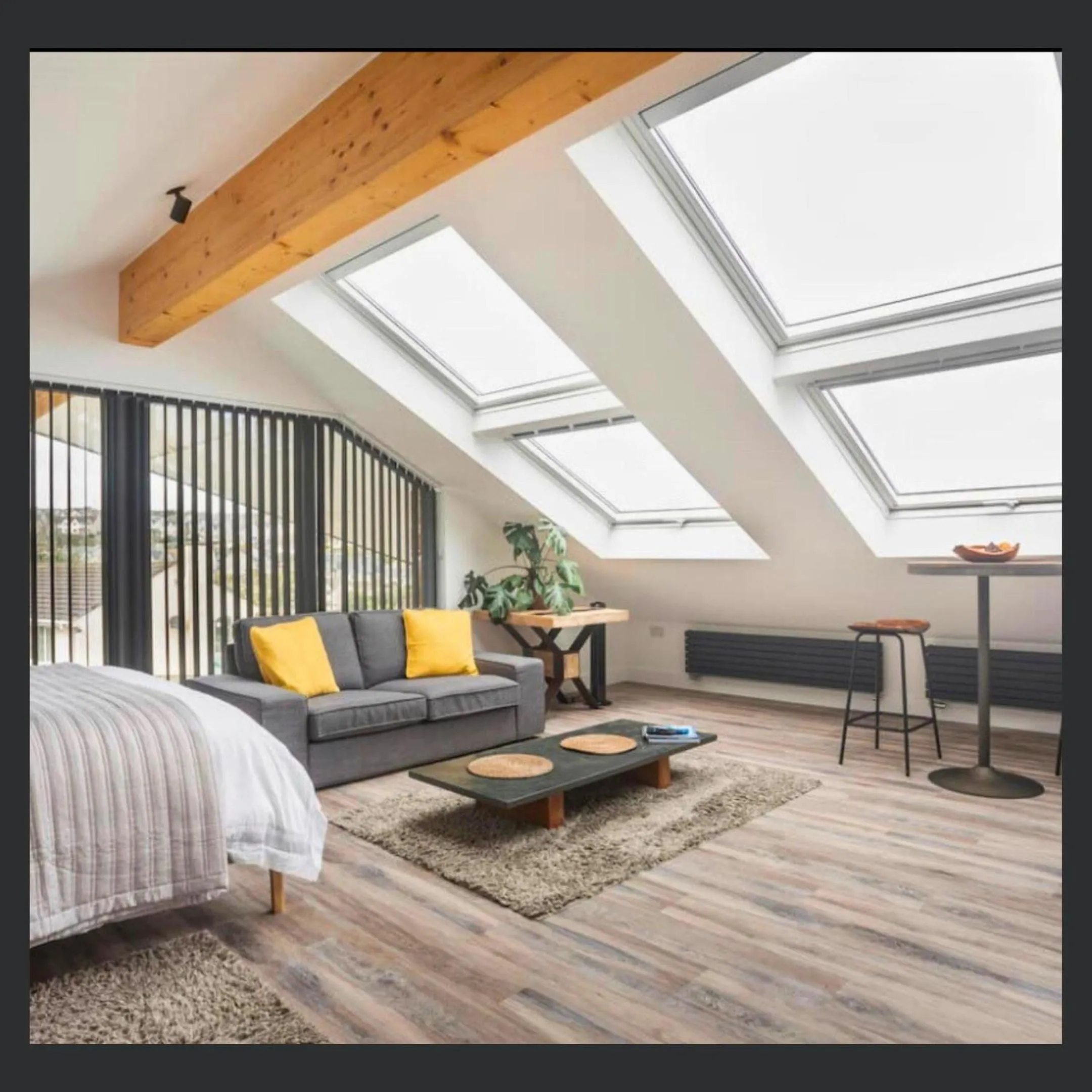 Seating area in Uno St Ives - Boutique Luxury Accommodation