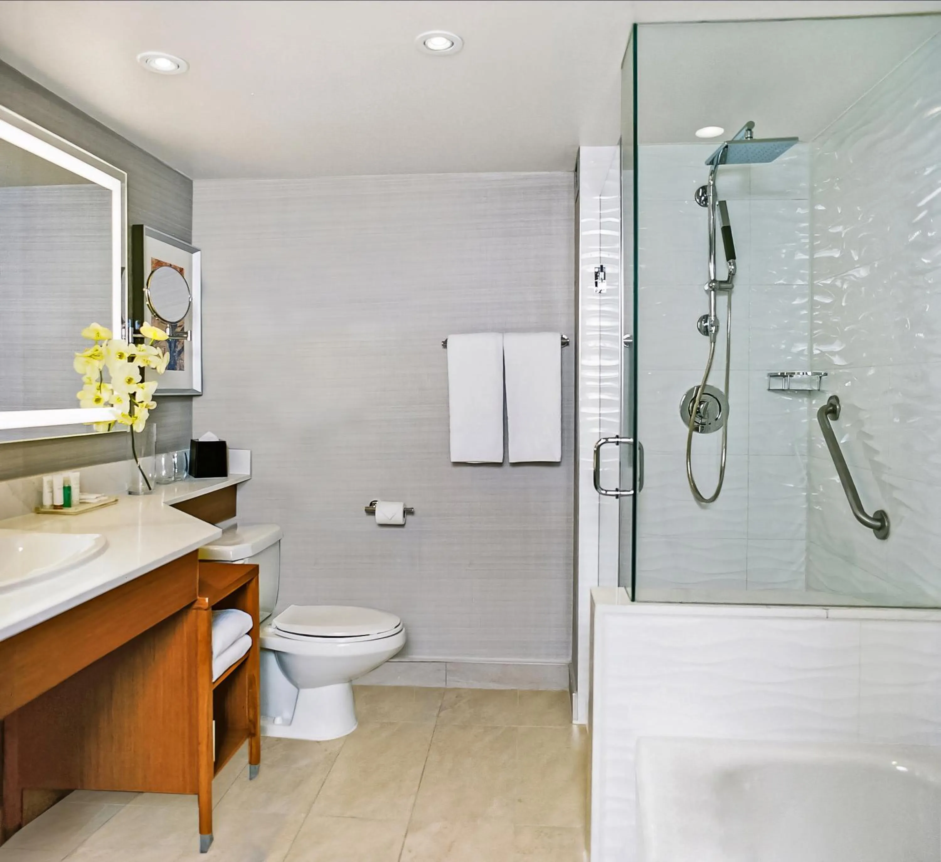 Bathroom in Crowne Plaza Toronto - North York by IHG