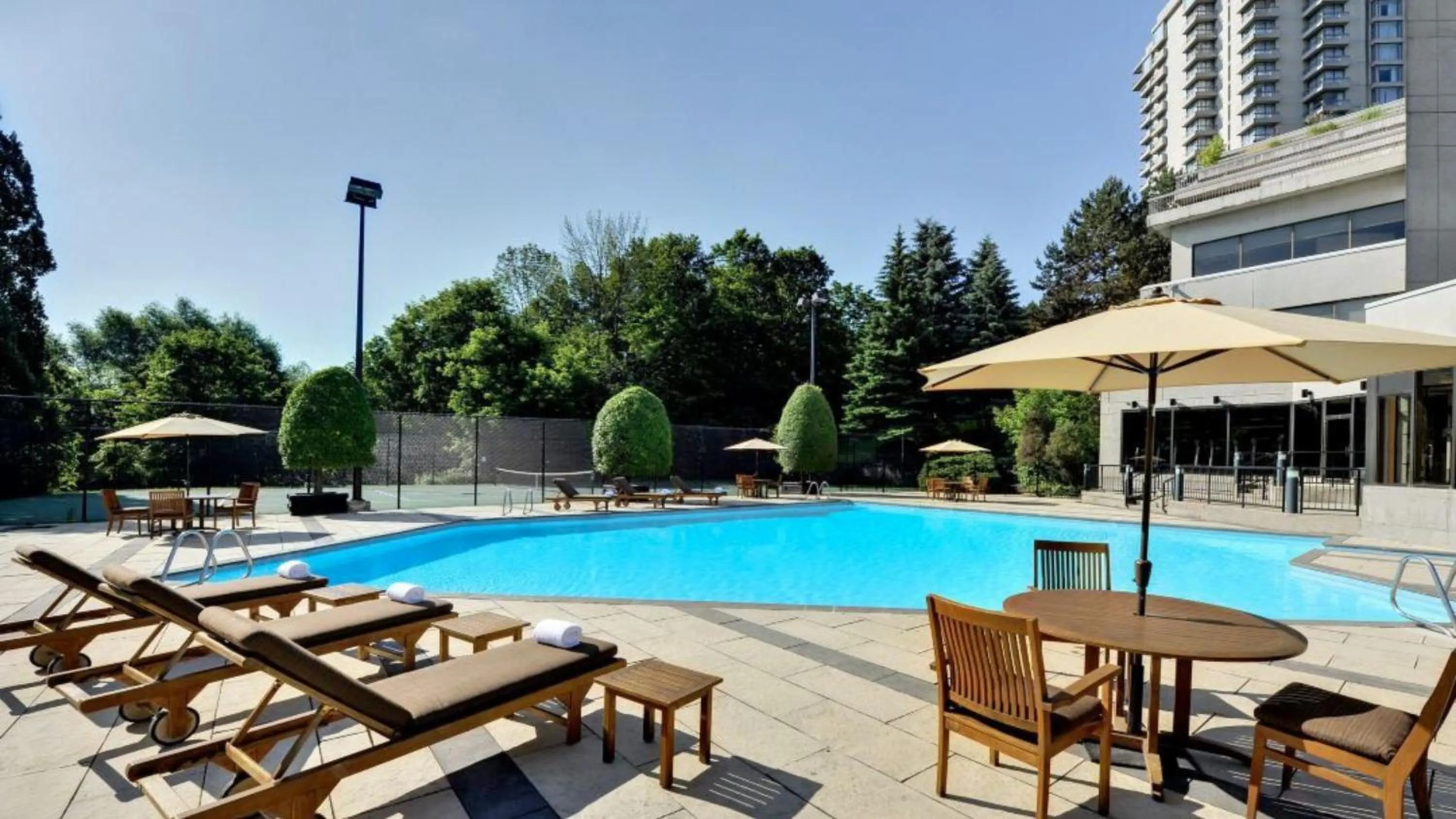Swimming pool in Crowne Plaza Toronto - North York by IHG