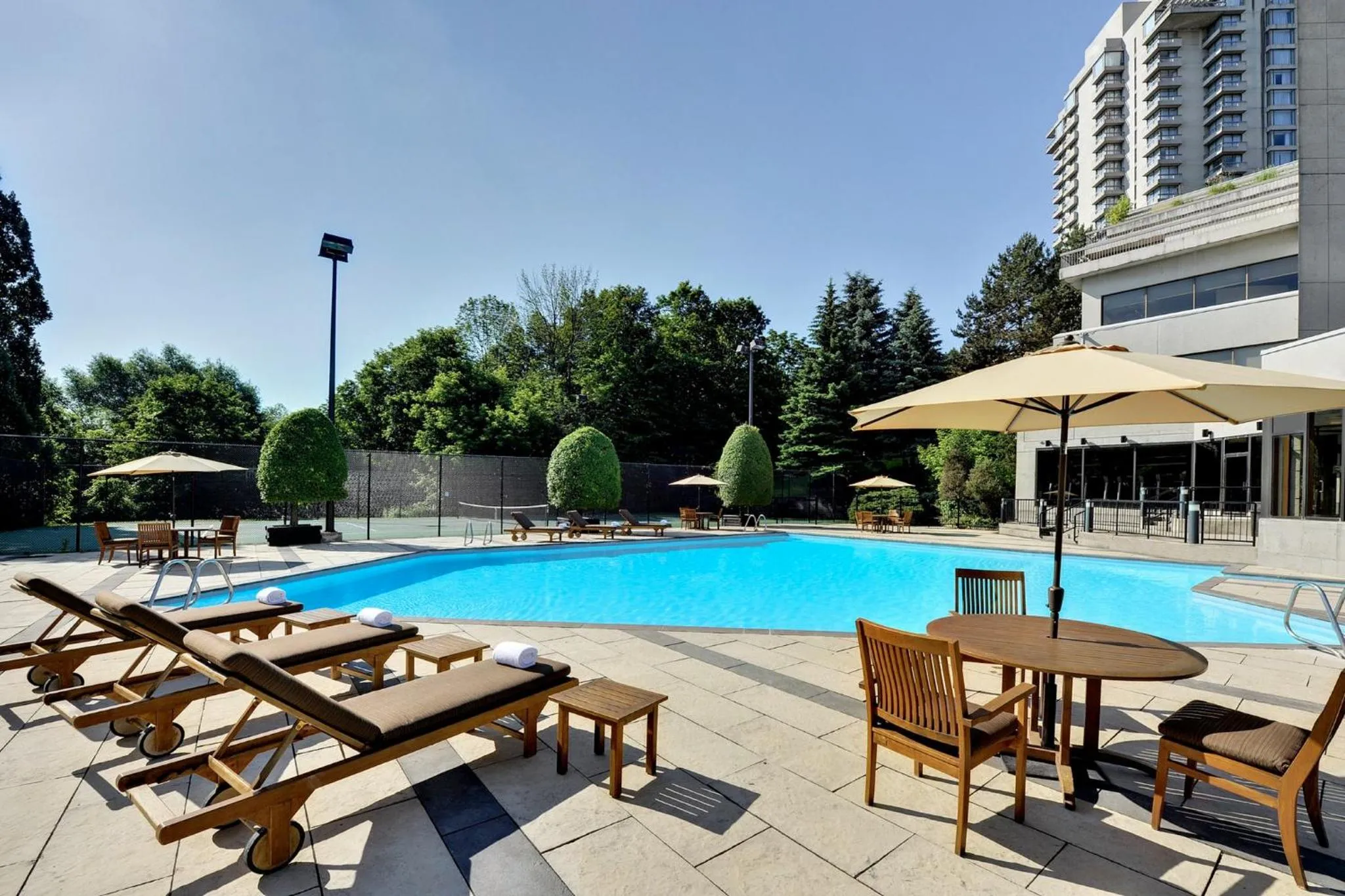 Swimming pool in Crowne Plaza Toronto - North York by IHG