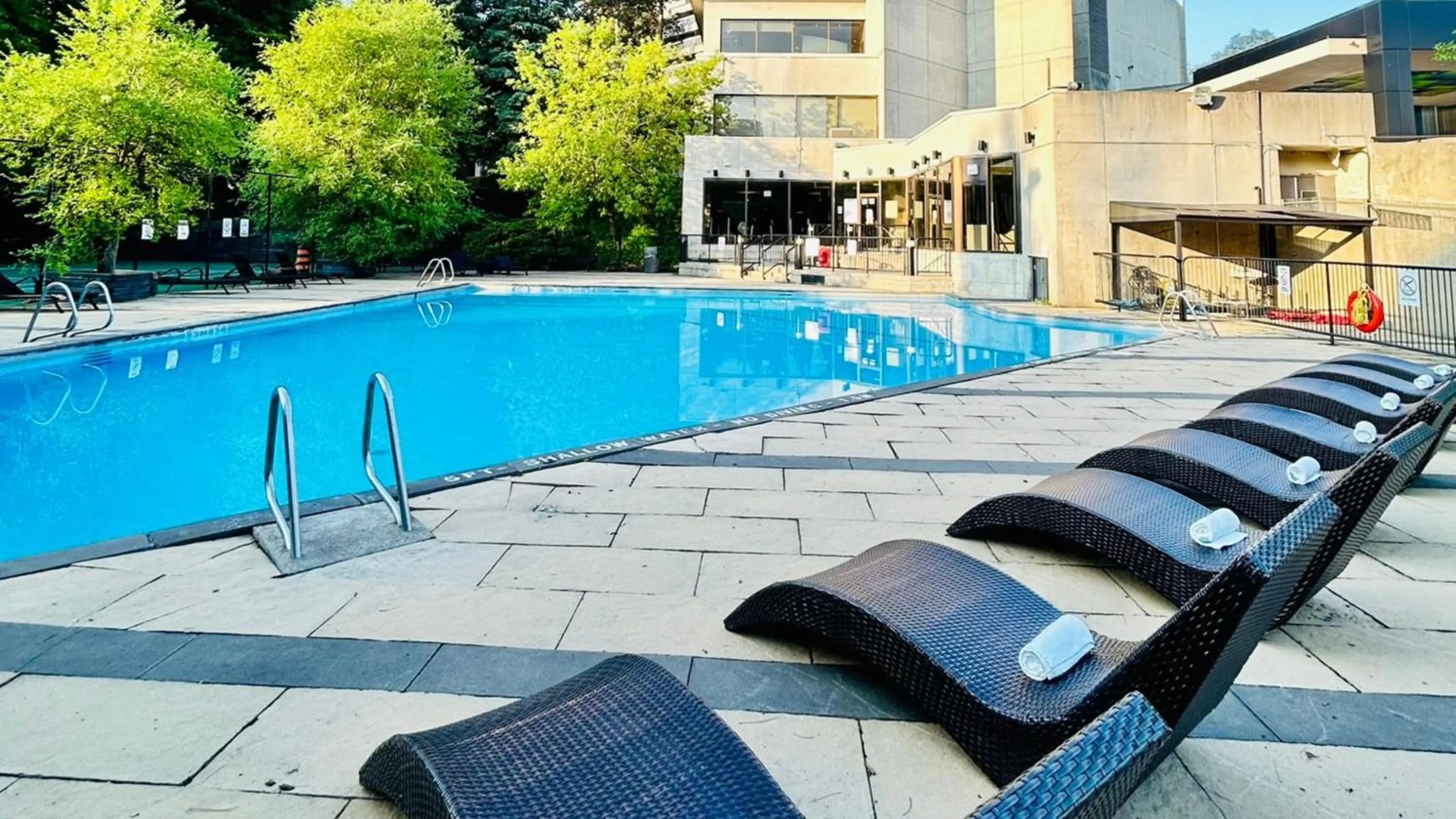 Swimming pool in Crowne Plaza Toronto - North York by IHG