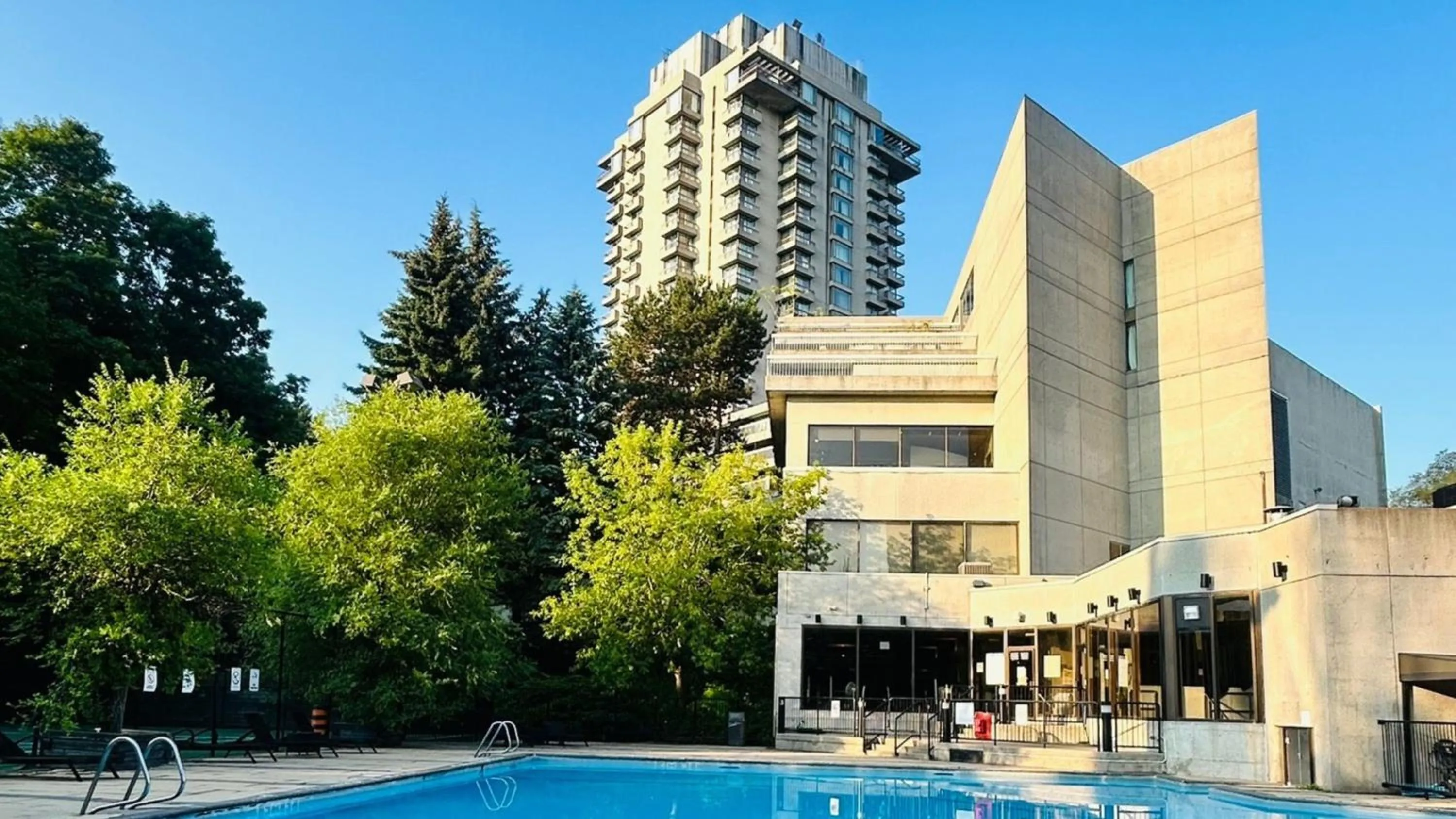 Swimming pool in Crowne Plaza Toronto - North York by IHG