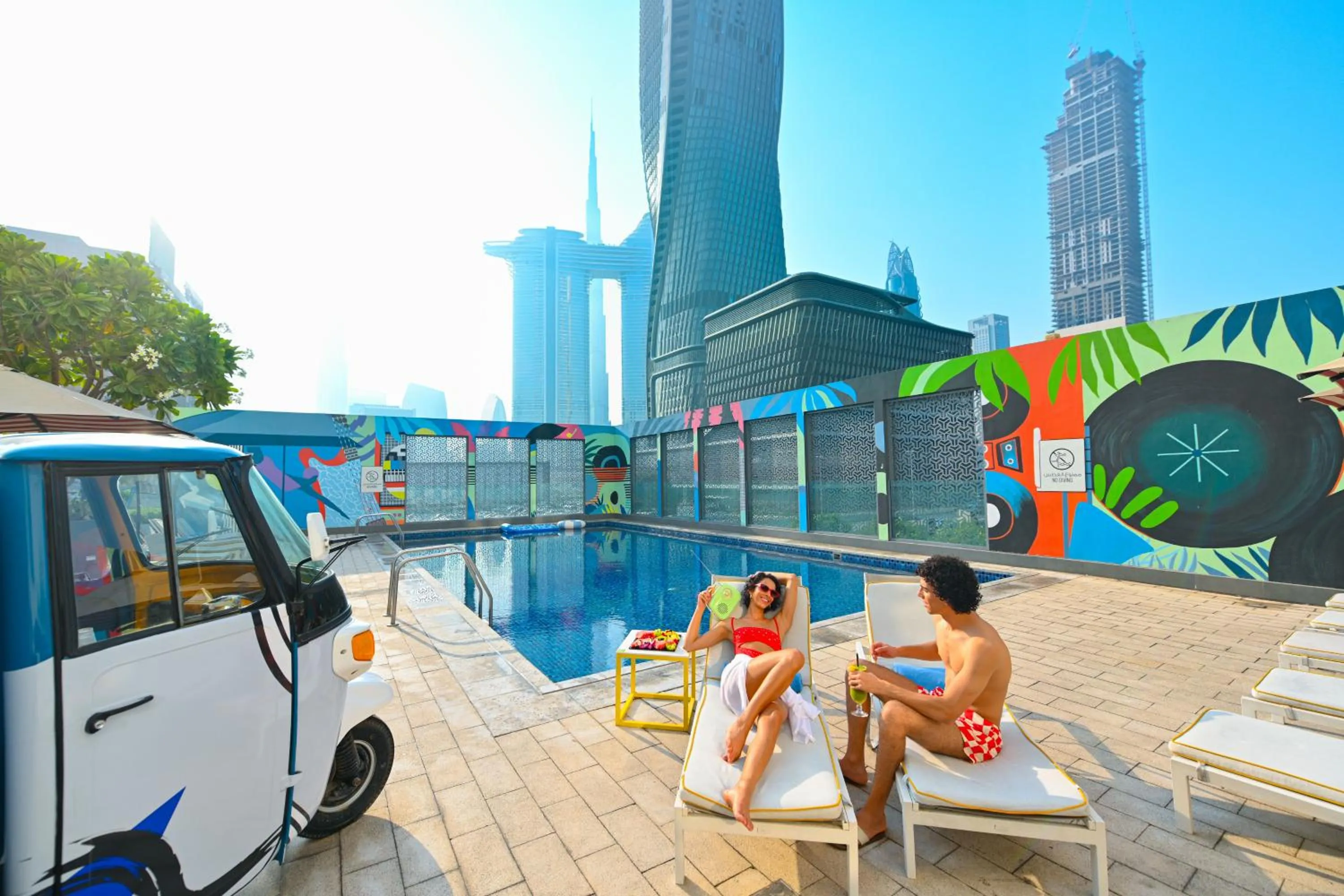 Swimming pool in Rove City Walk