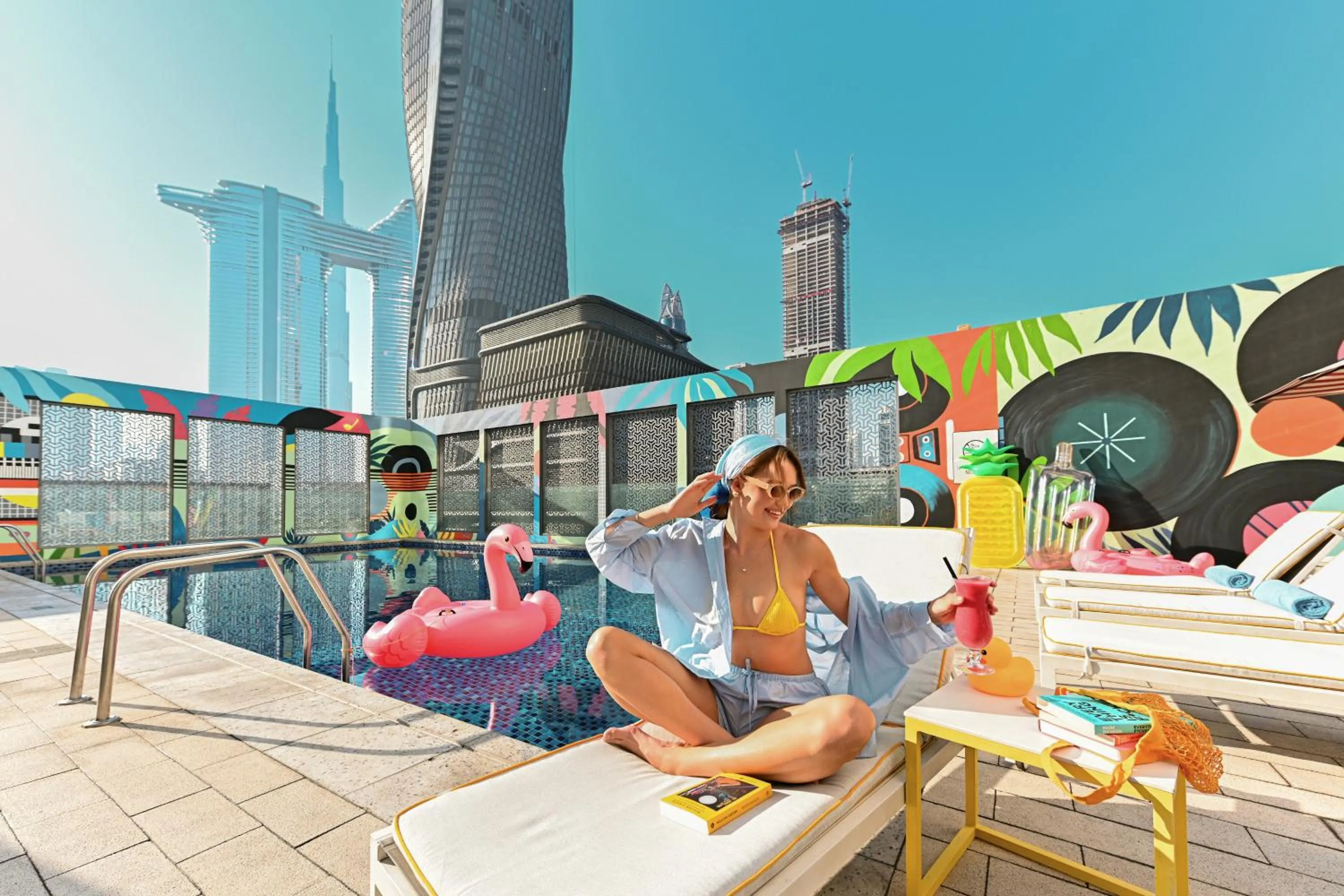 Swimming pool in Rove City Walk