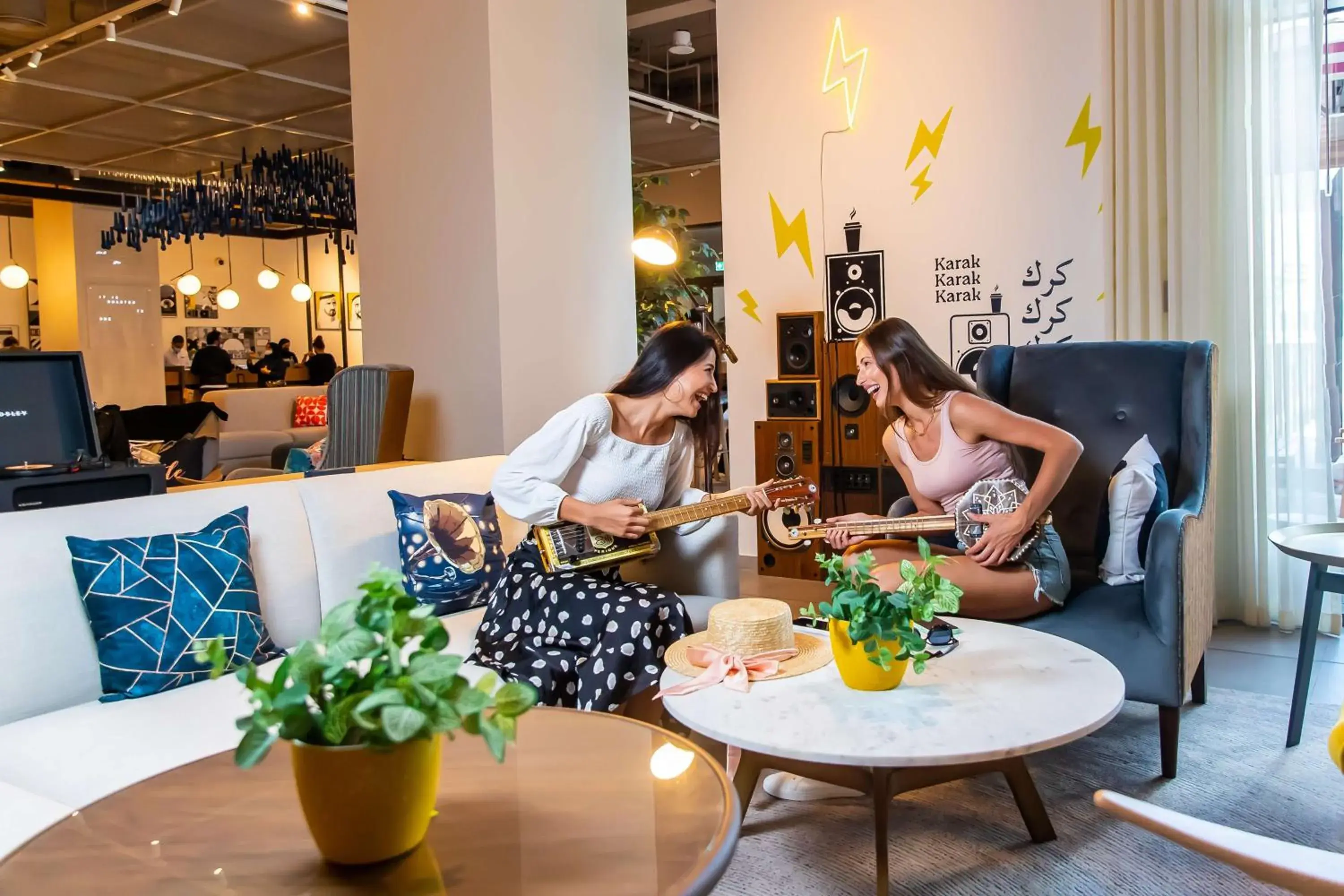 Lobby or reception in Rove City Walk Lobby or reception in Rove City Walk