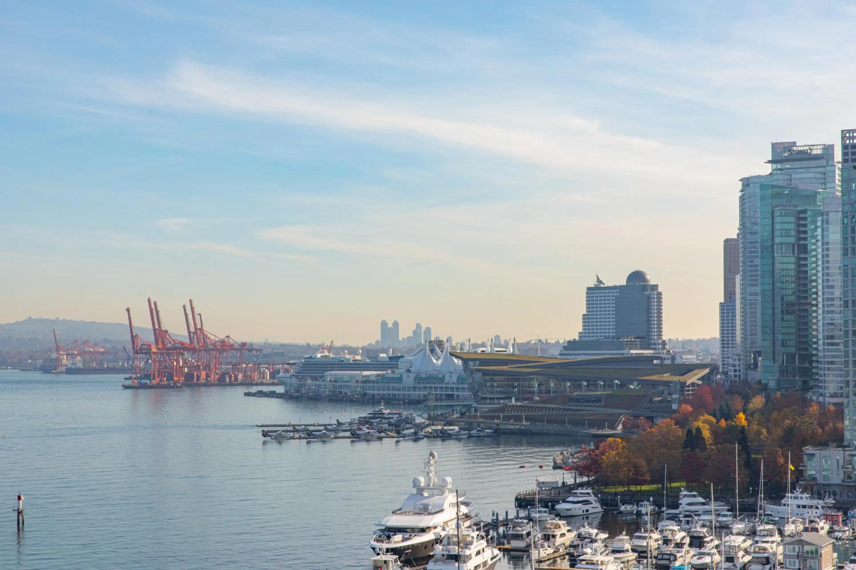 City view in The Westin Bayshore, Vancouver
