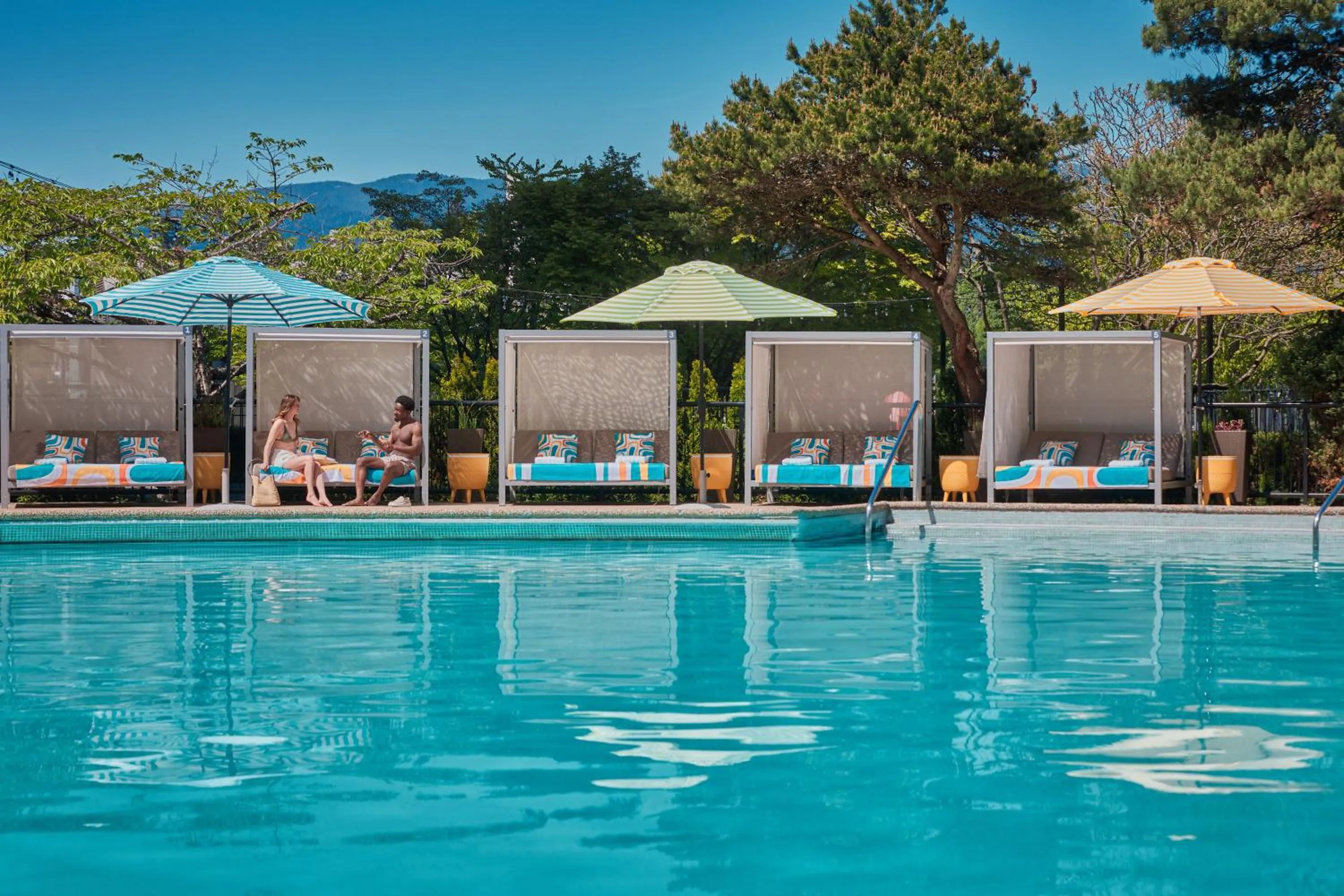 Swimming pool in The Westin Bayshore, Vancouver