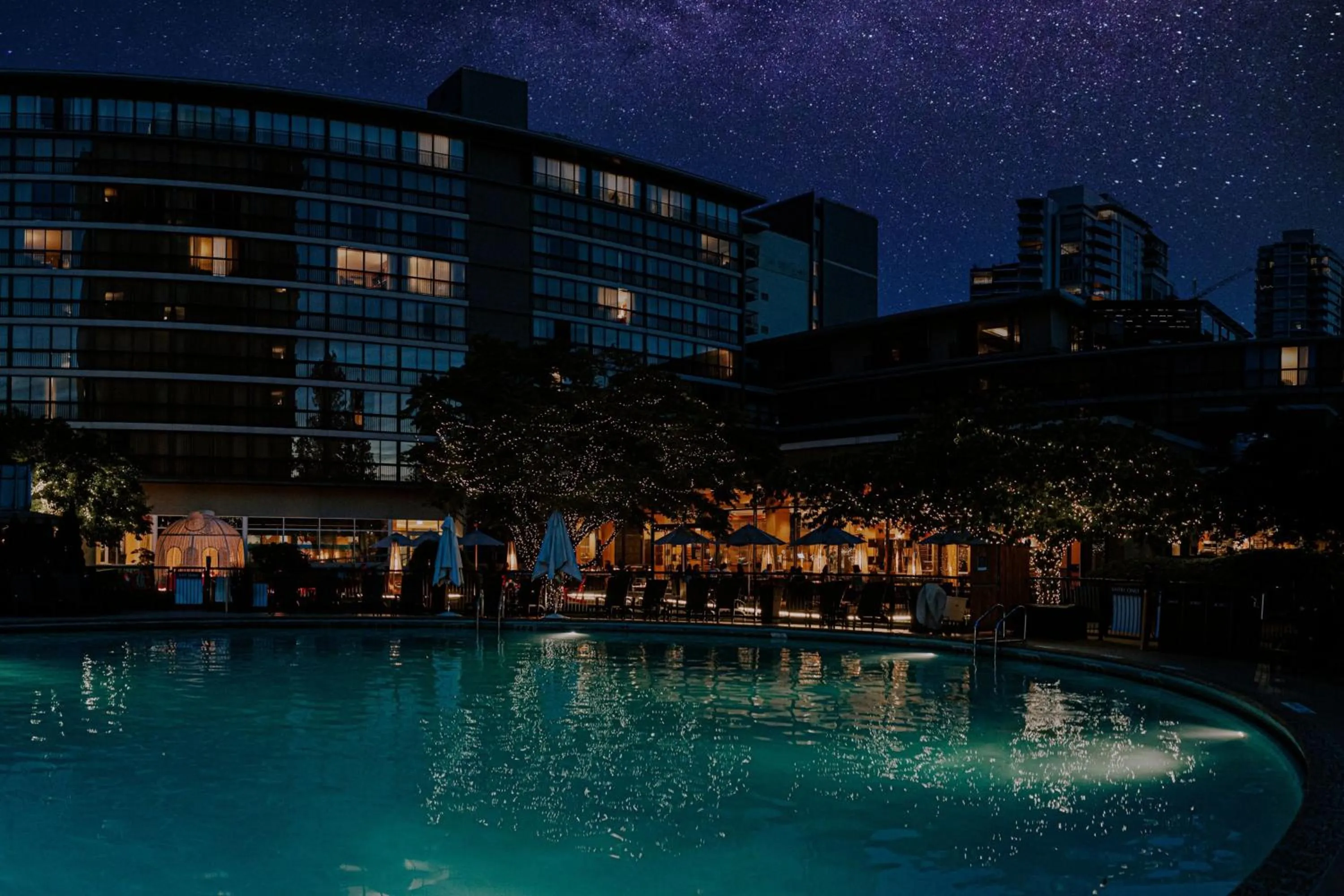 Swimming pool in The Westin Bayshore, Vancouver