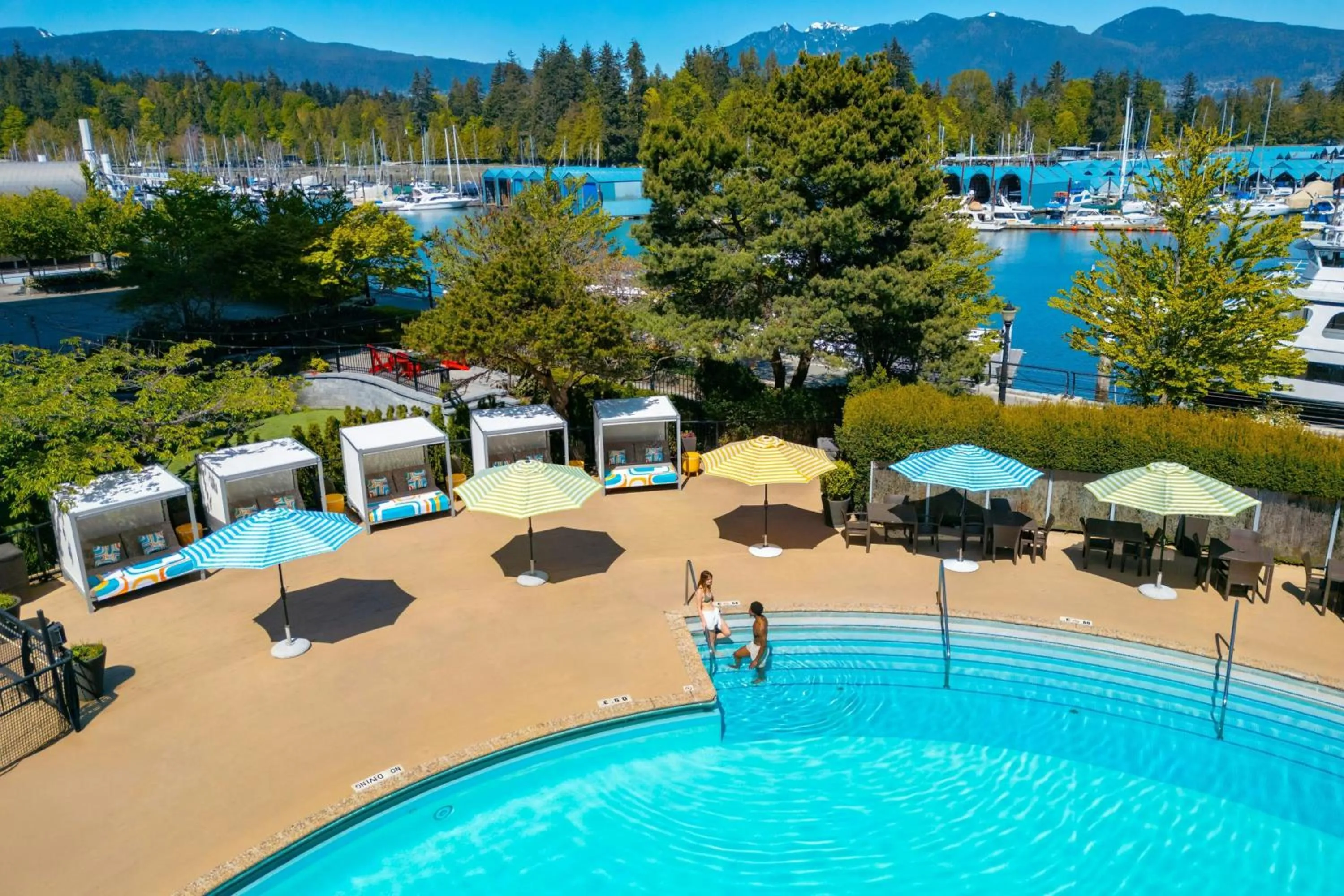 Swimming pool in The Westin Bayshore, Vancouver