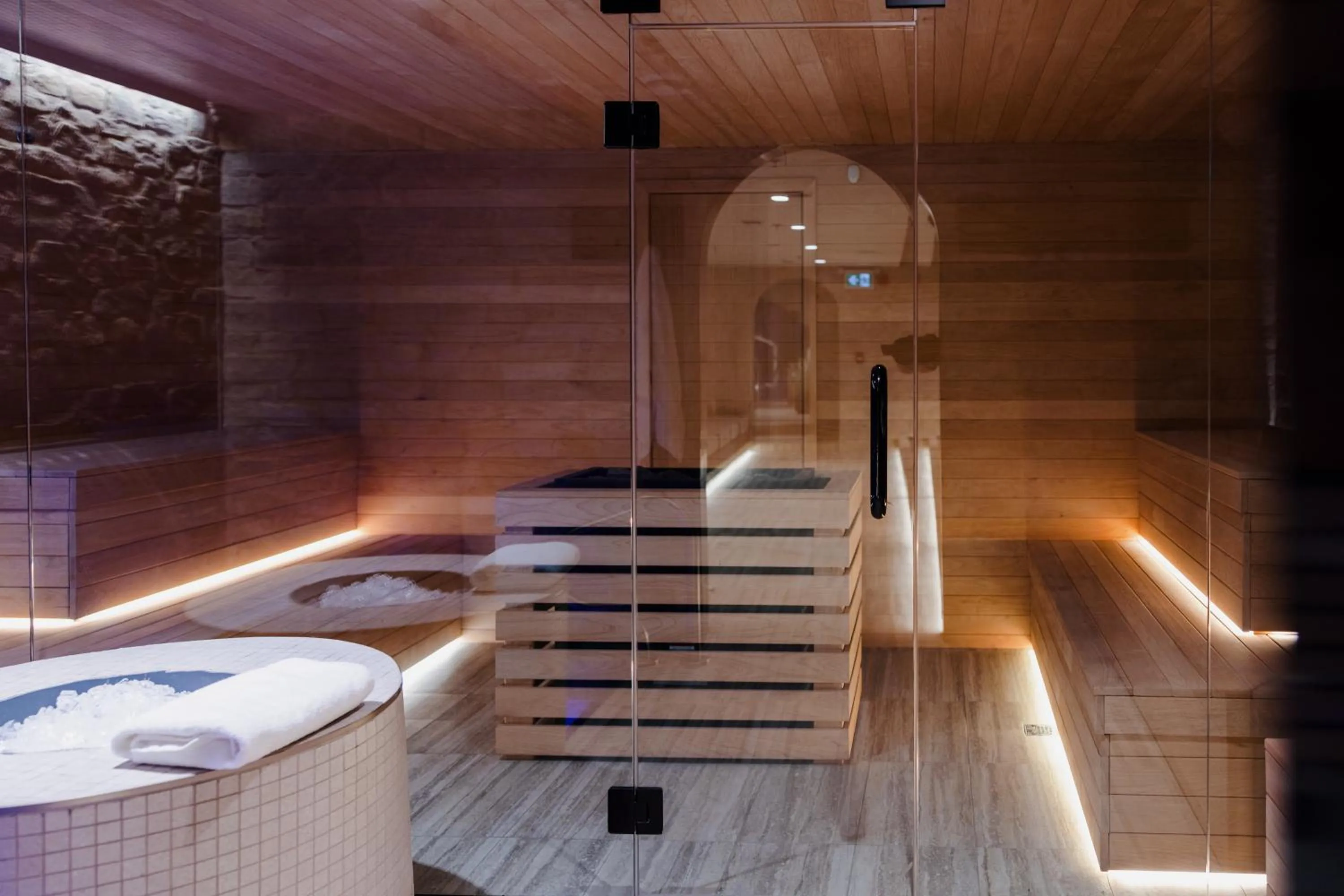 Sauna in hotel & spa Carré Saint-Louis