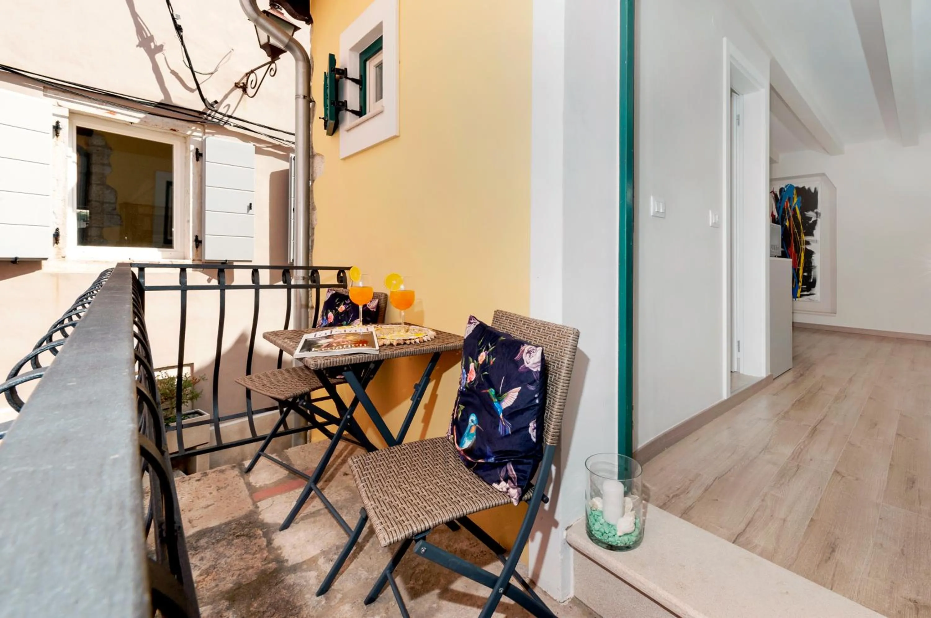 Balcony/Terrace in Yellow House Rovinj
