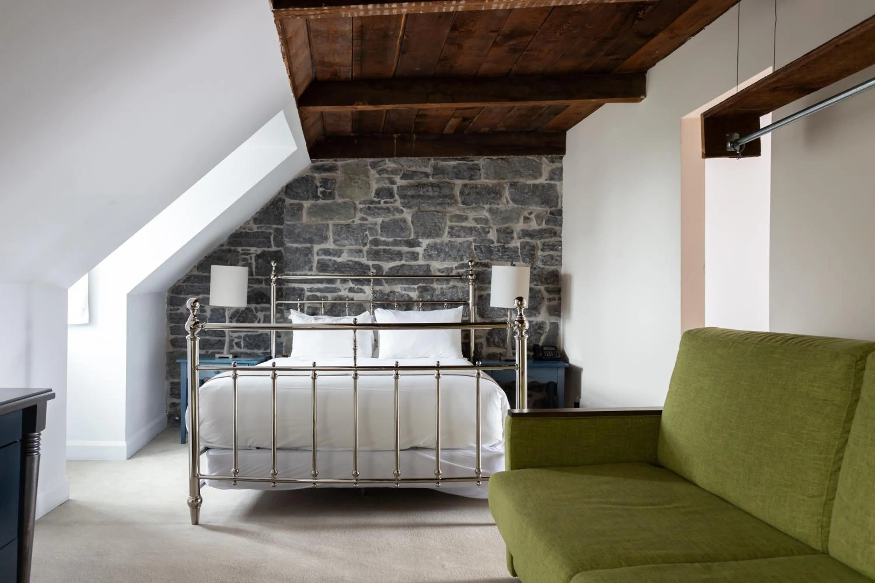 Bed in Hotel Champlain