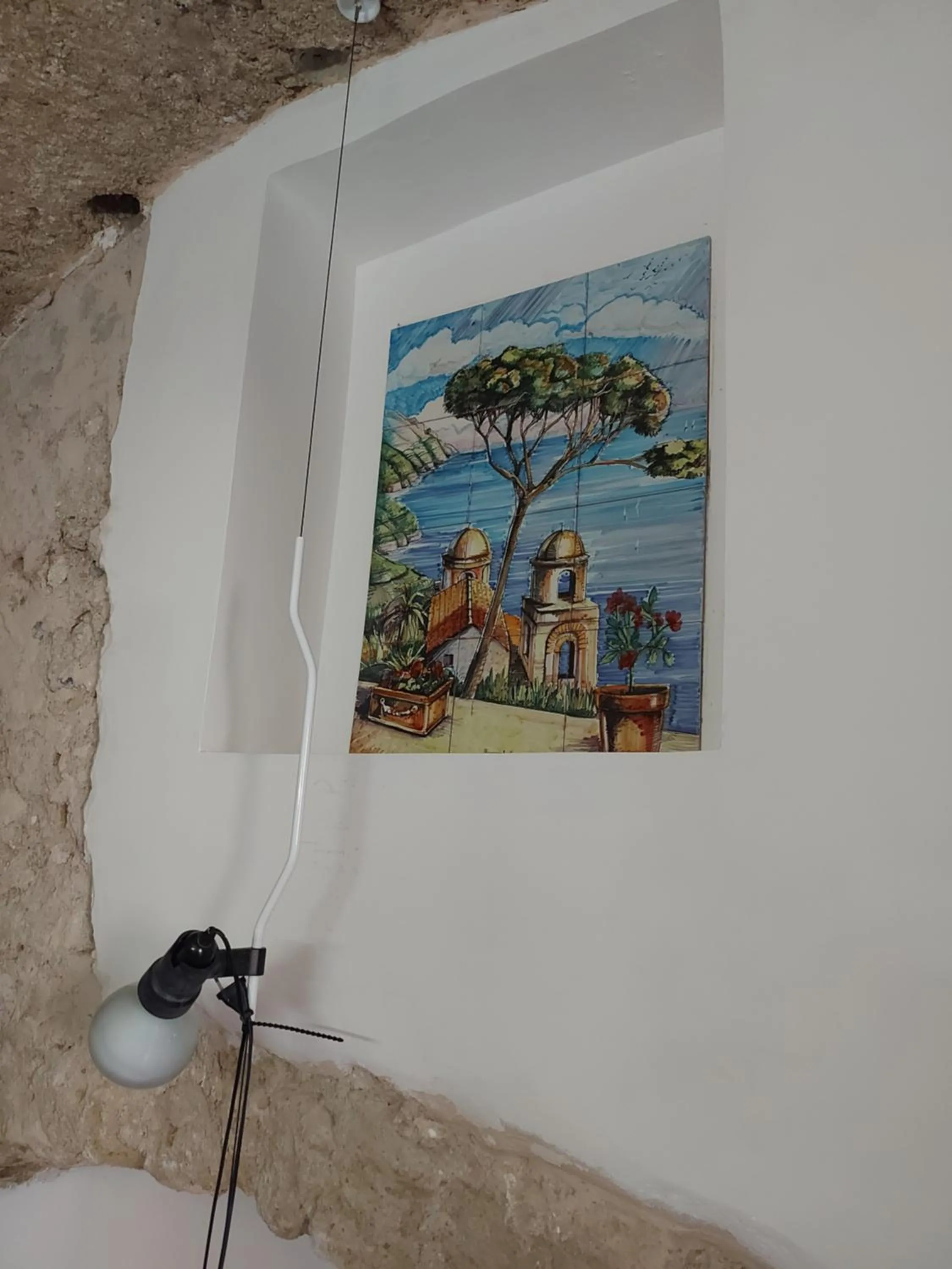 Decorative detail in Celeste Costiera