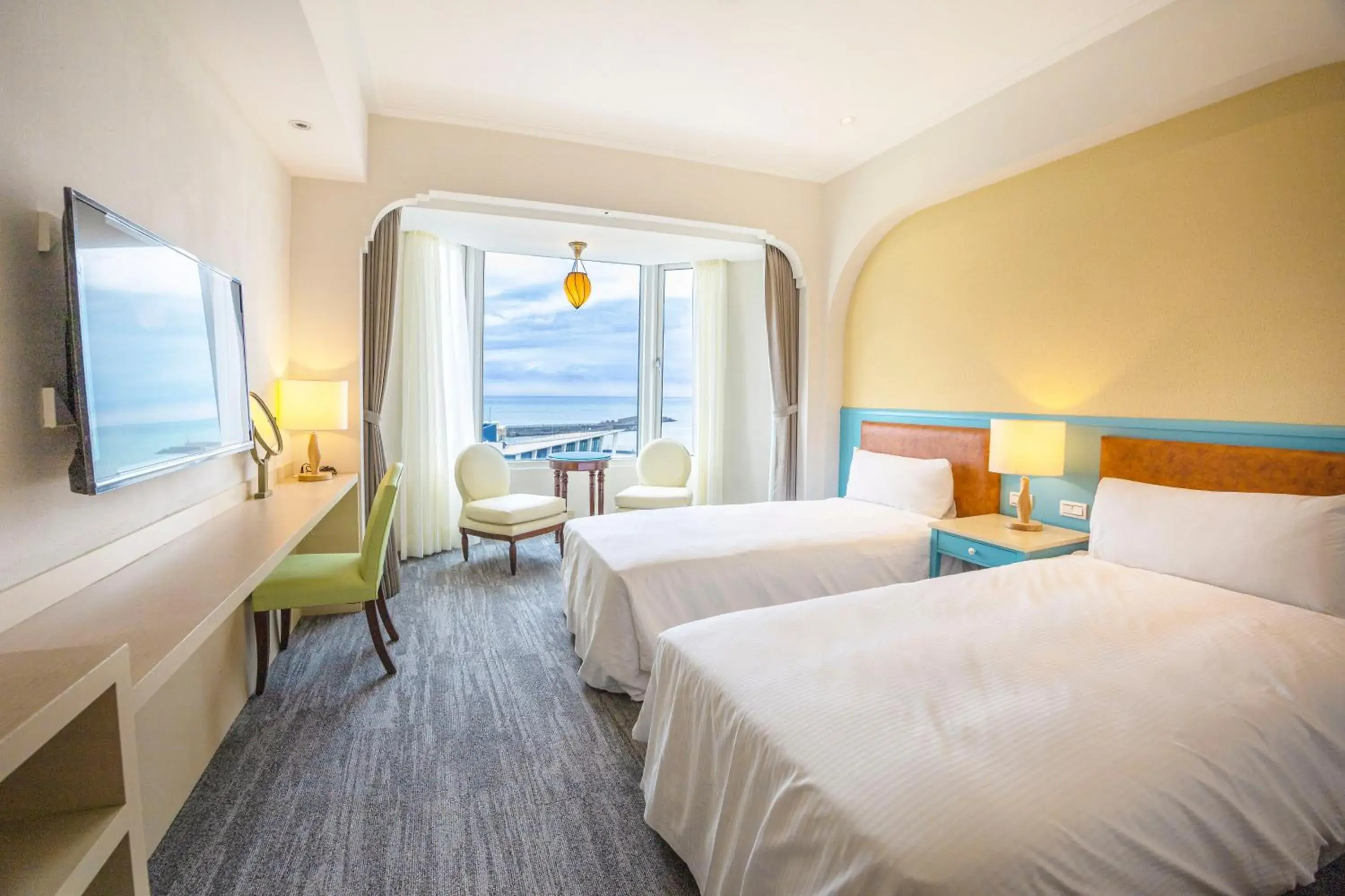 Twin Room with Sea View in Kenting Long Beach Hotel Twin Room with Sea View in Kenting Long Beach Hotel