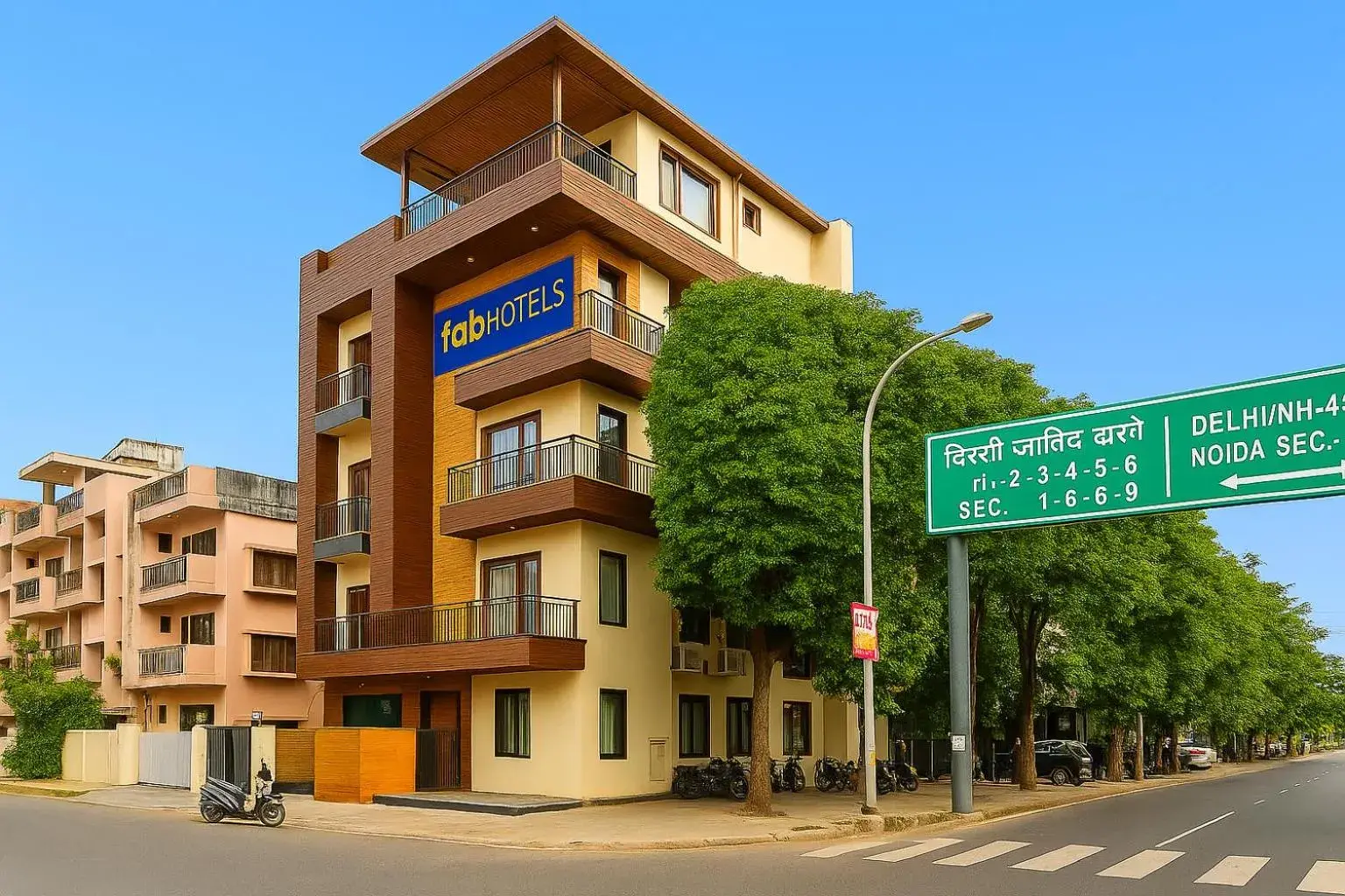 Property building in FabHotel F9 Sector 19 Property building in FabHotel F9 Sector 19