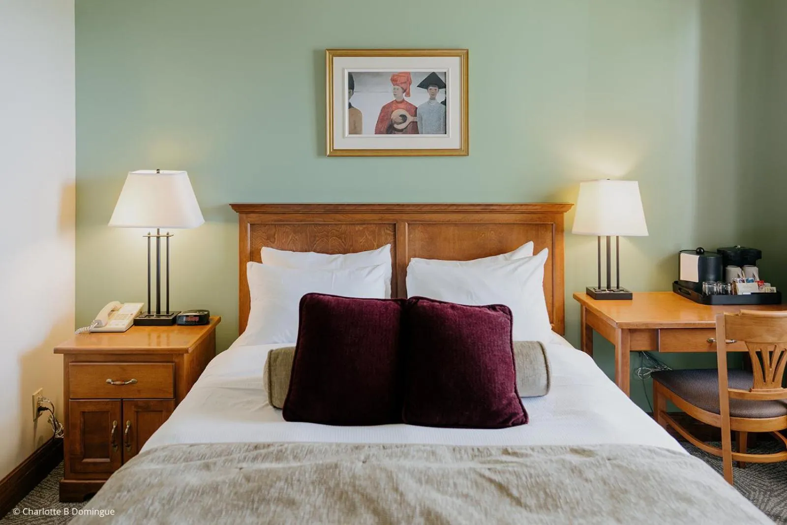 Bedroom, Bed in Hotel Tadoussac