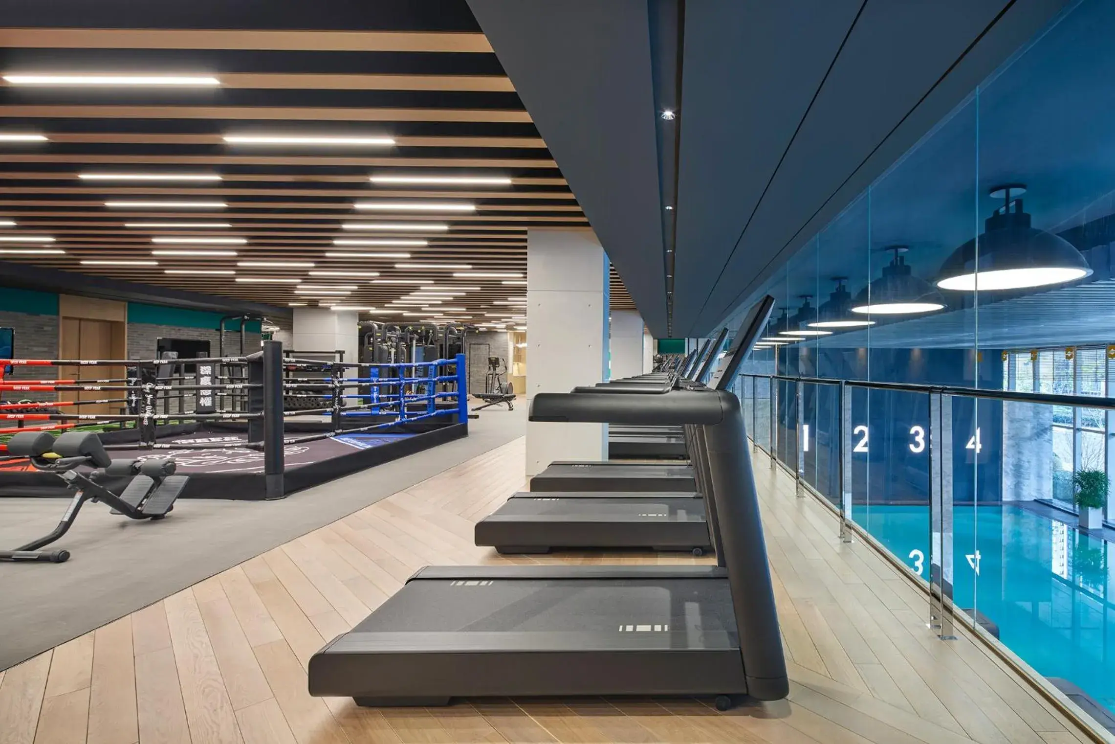 Fitness centre/facilities in Shangri-La Qiantan, Shanghai - Steps away from the Oriental Sports Center, and easy reach the vibrant art scene of West Bund Fitness centre/facilities in Shangri-La Qiantan, Shanghai - Steps away from the Oriental Sports Center, and easy reach the vibrant art scene of West Bund