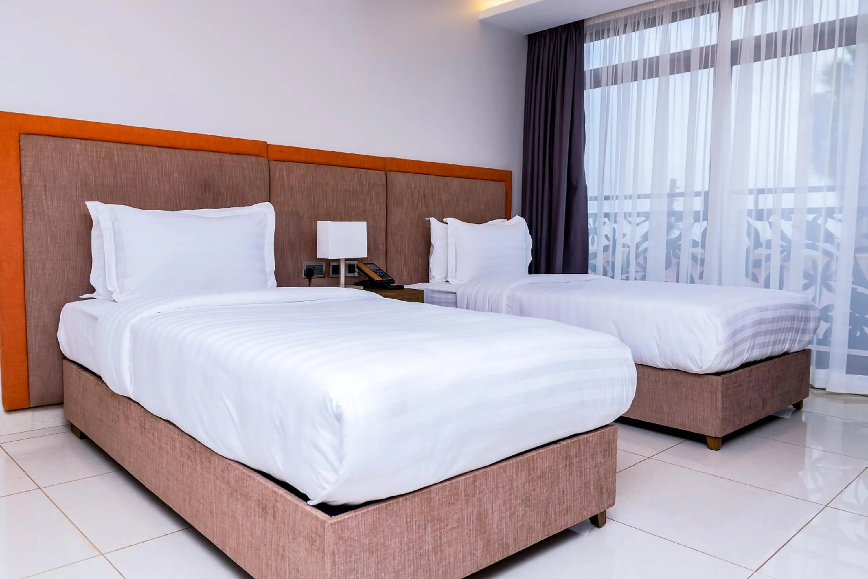 Bedroom, Bed in Canary Hotel Kampala