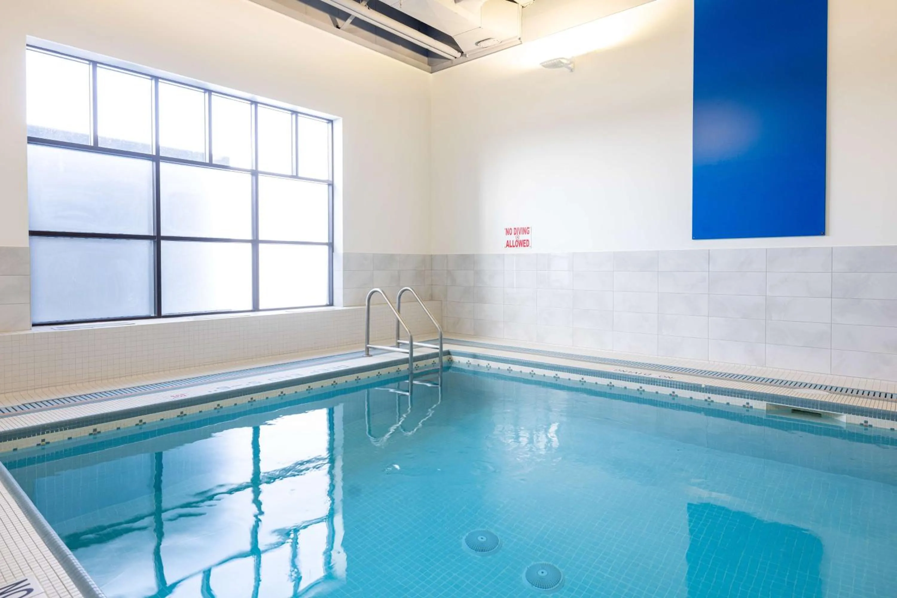 Pool view in DoubleTree by Hilton Calgary North