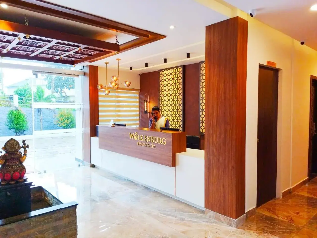 Lobby or reception in Ramee Wolkenburg Resort & Spa, Munnar Lobby or reception in Ramee Wolkenburg Resort & Spa, Munnar